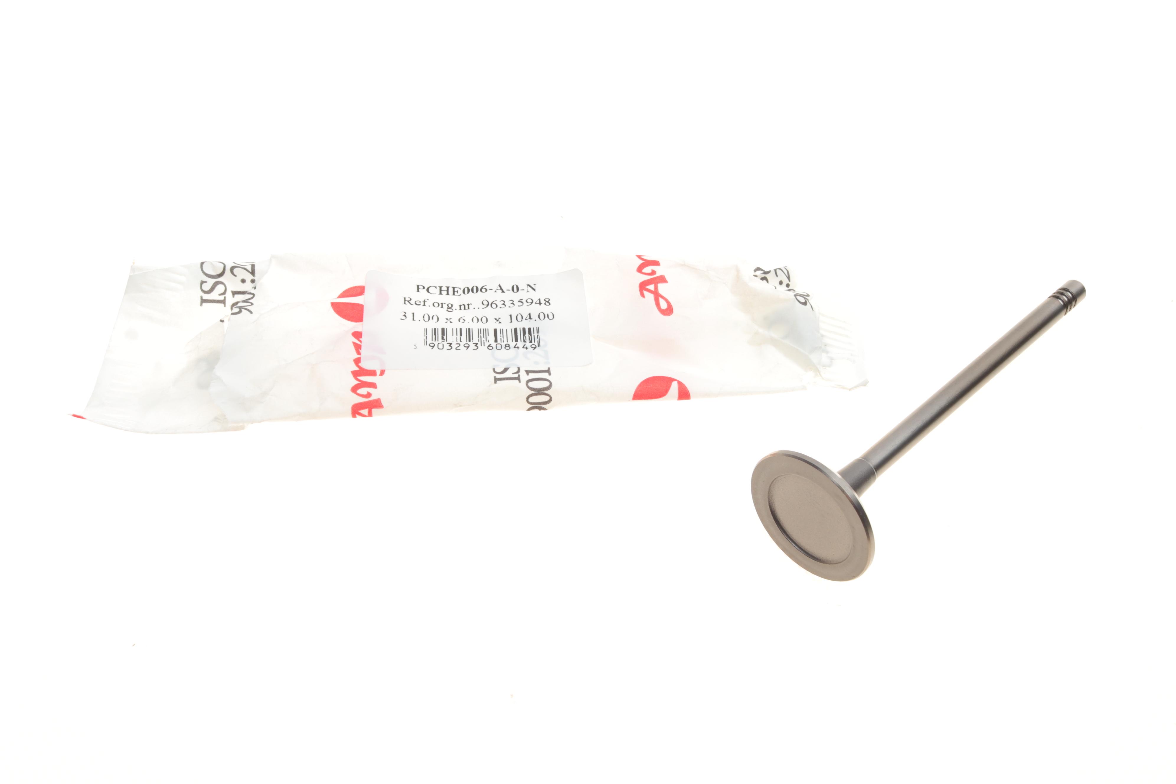 Клапан (випуск) Chevrolet Aveo 1.4 8V 05- (31x6x104) (азотований)