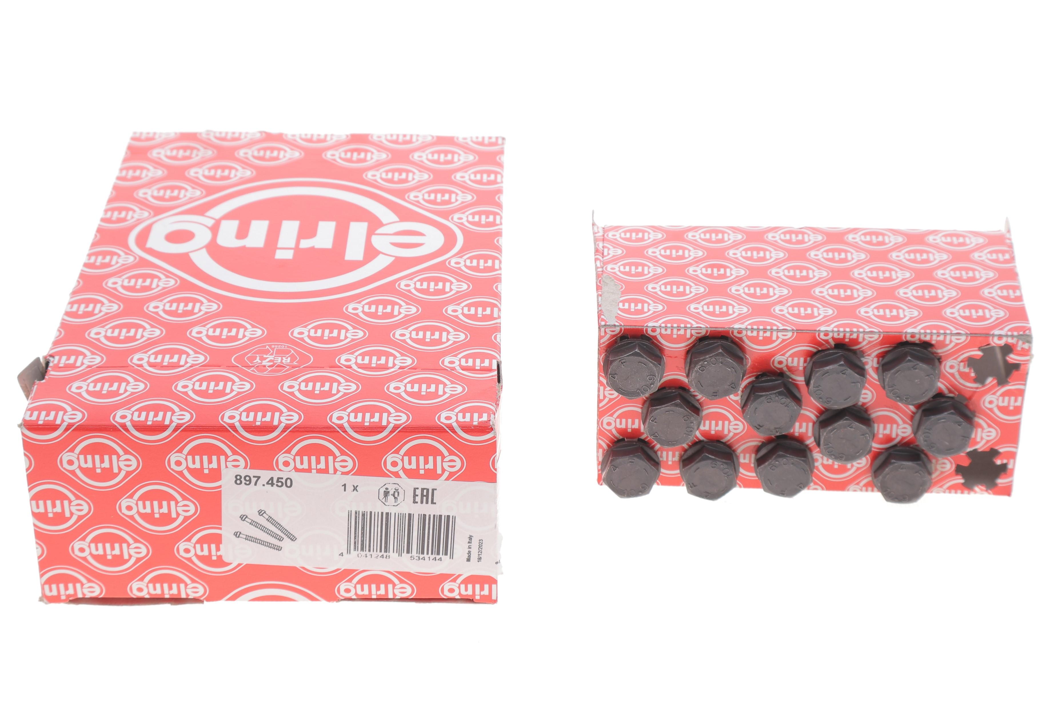 Болт кріплення корінного бугеля колінвалу (к-кт 12 шт.) VW Crafter 2.5 TDI (M10x80) 06-13