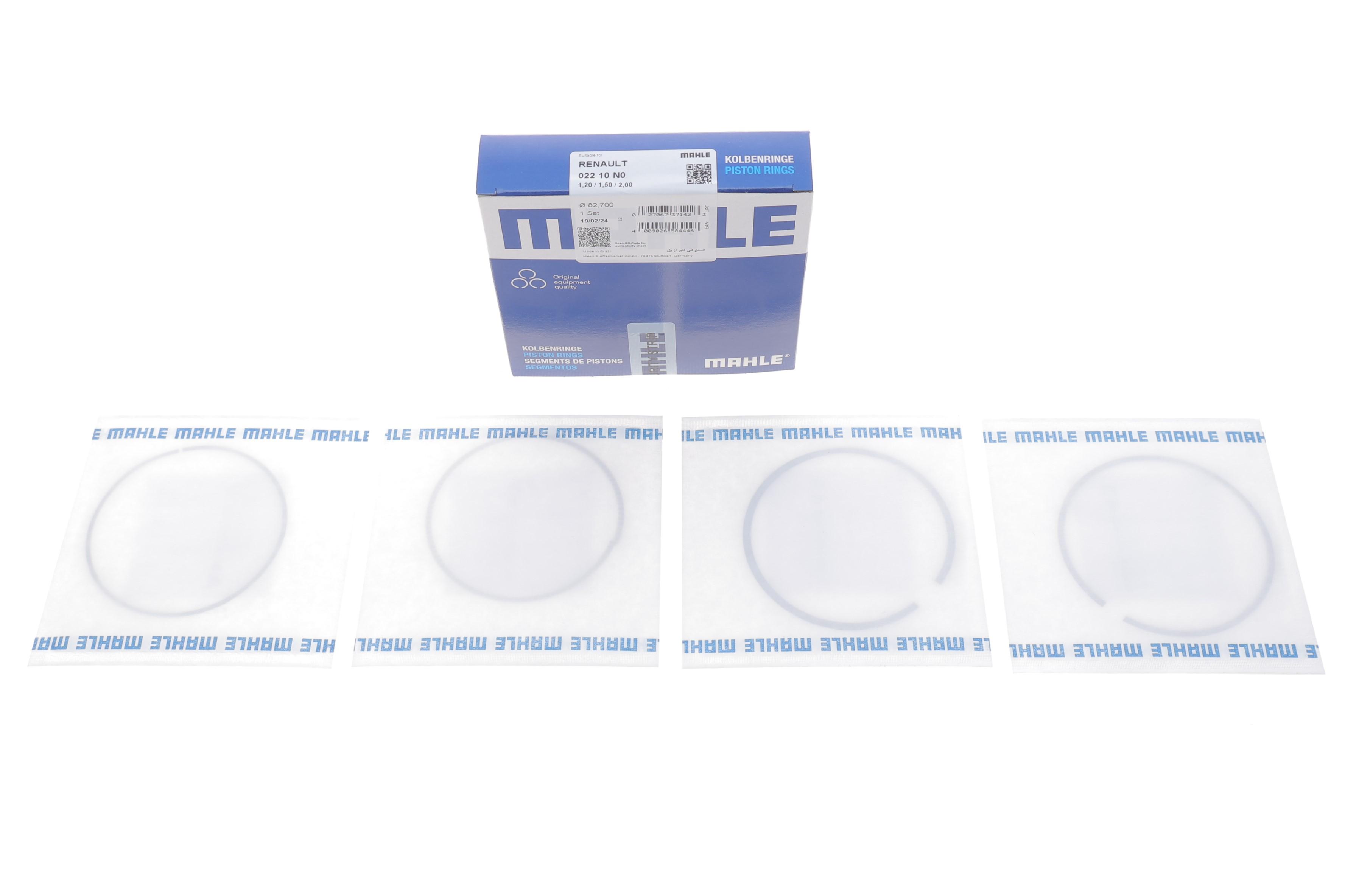 Кільця поршневі Renault Trafic/Opel Vivaro 2.0i (82.70mm/STD) (1.2-1.5-2)