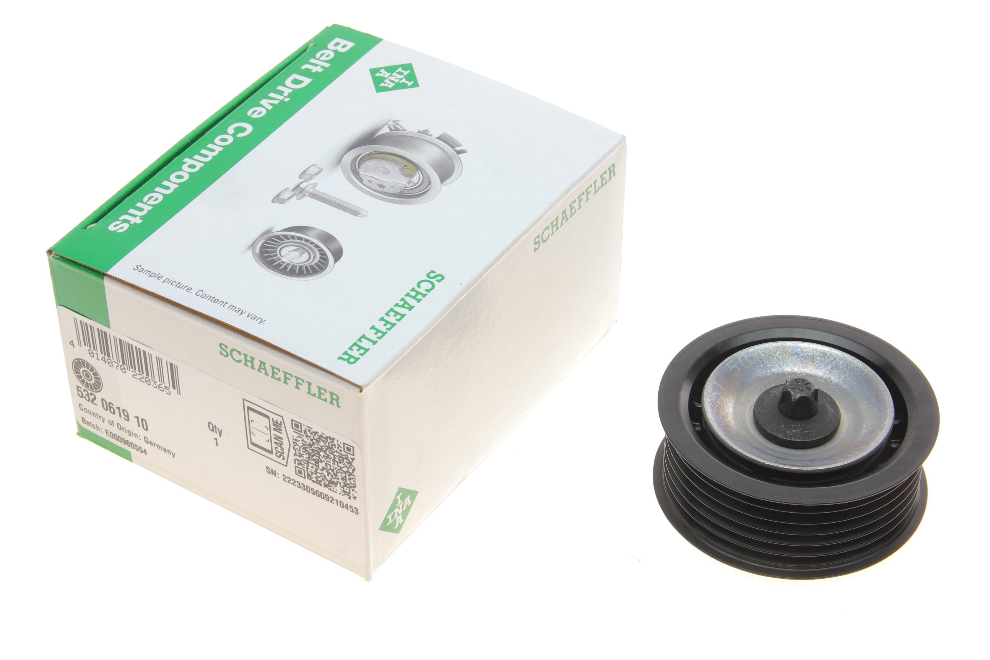 Ролик генератора Fiat 500L/500X/Bravo/Tipo/Jeep Cherokee 1.6/2.0D 08- (паразитний) (67x25.2)