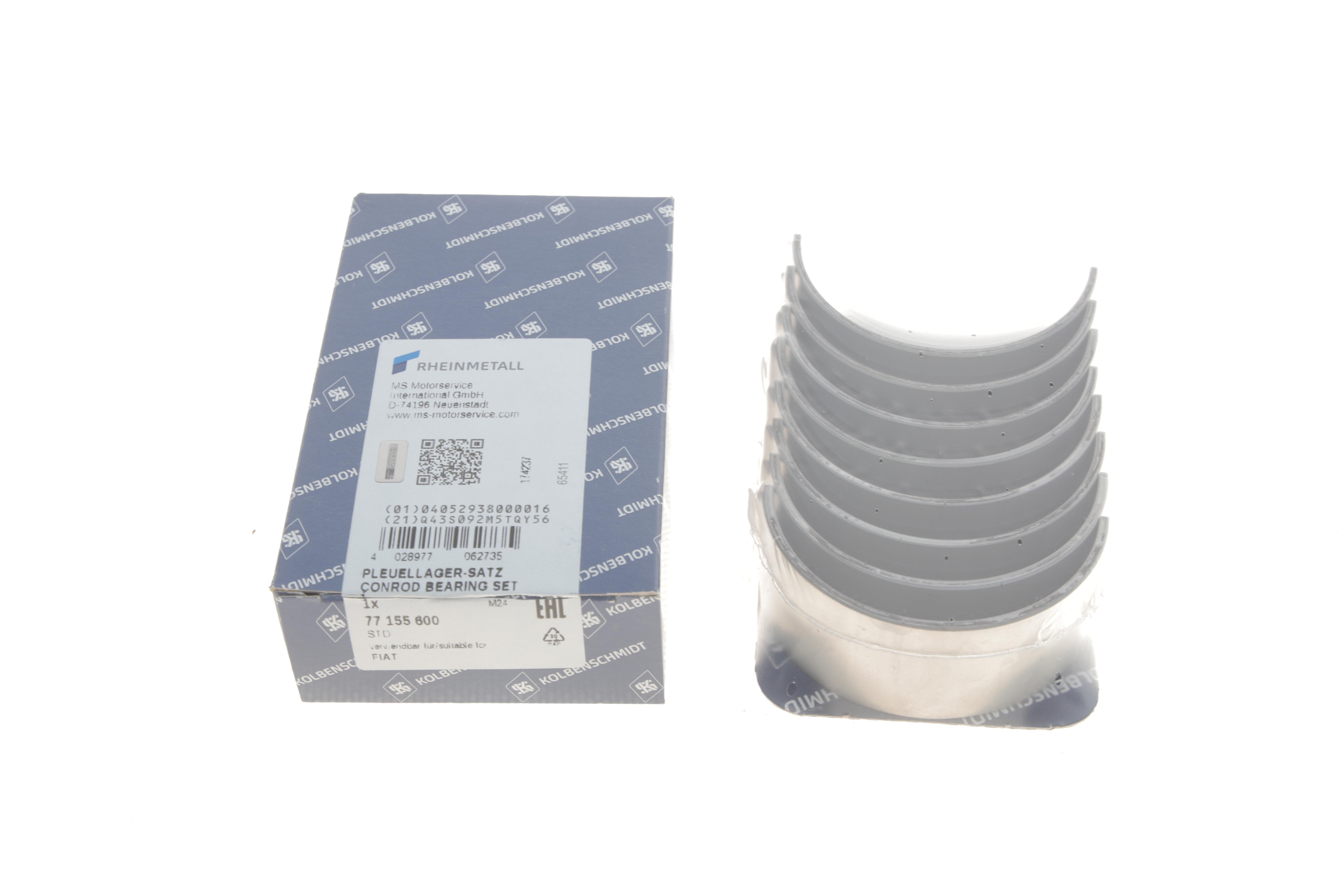 Вкладиші шатунні Renault Trafic 2.5D/Fiat Ducato 2.4D/2.5D/TD/2.8JTD 78- (STD) 8шт.