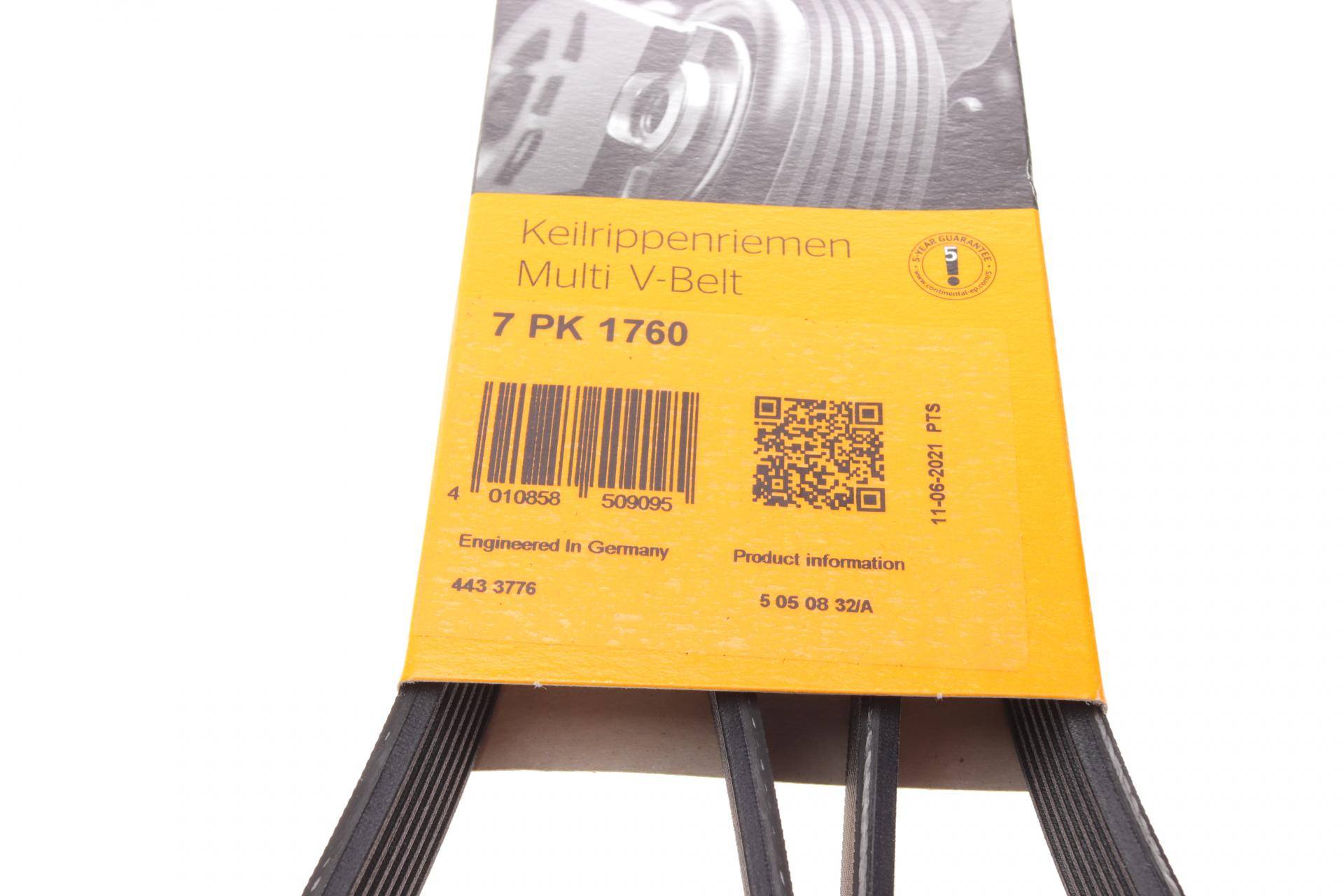 Ремінь генератора BMW 7 (E65/E66/E67) 4.0/4.5D 02-08/Honda Accord 2.0 03-08