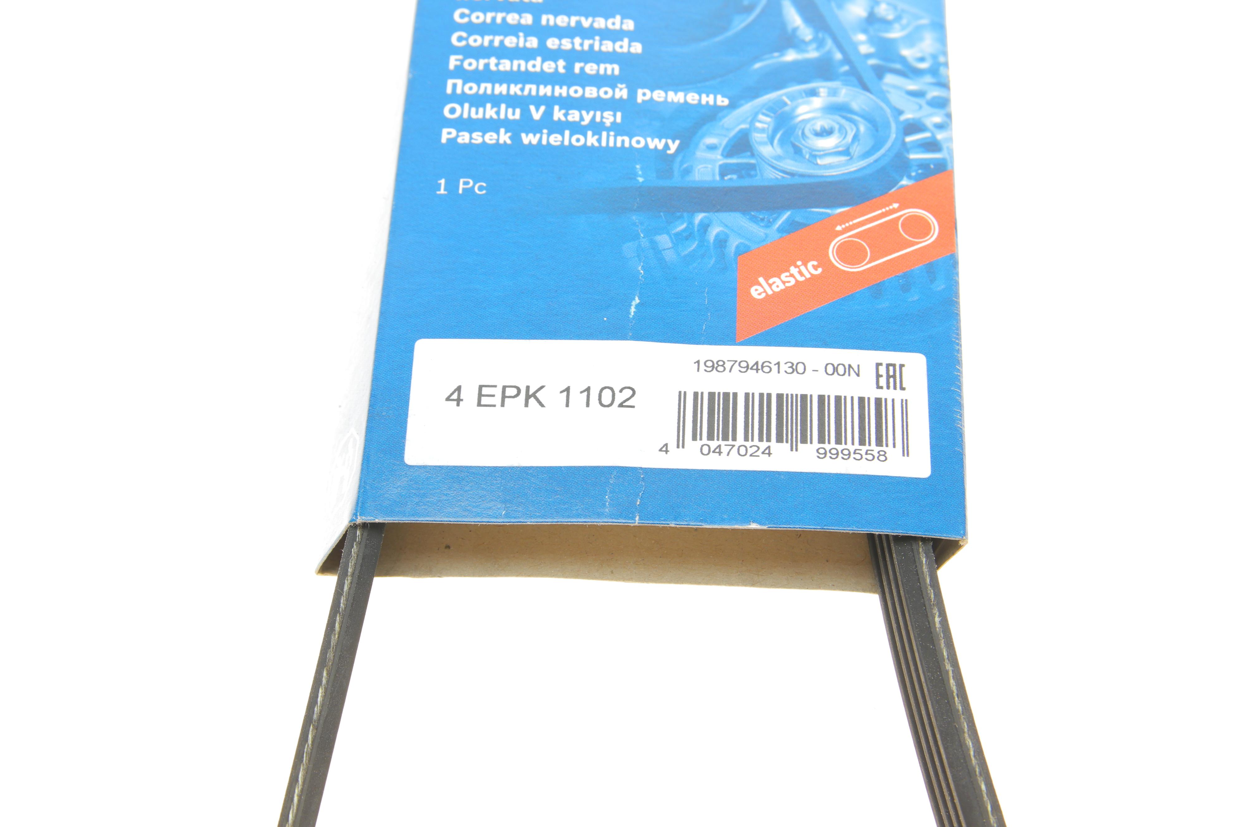 Ремінь генератора Citroen Jumper/Fiat Ducato/Peugeot Boxer 3.0HDi/D 06- (4PK1102)