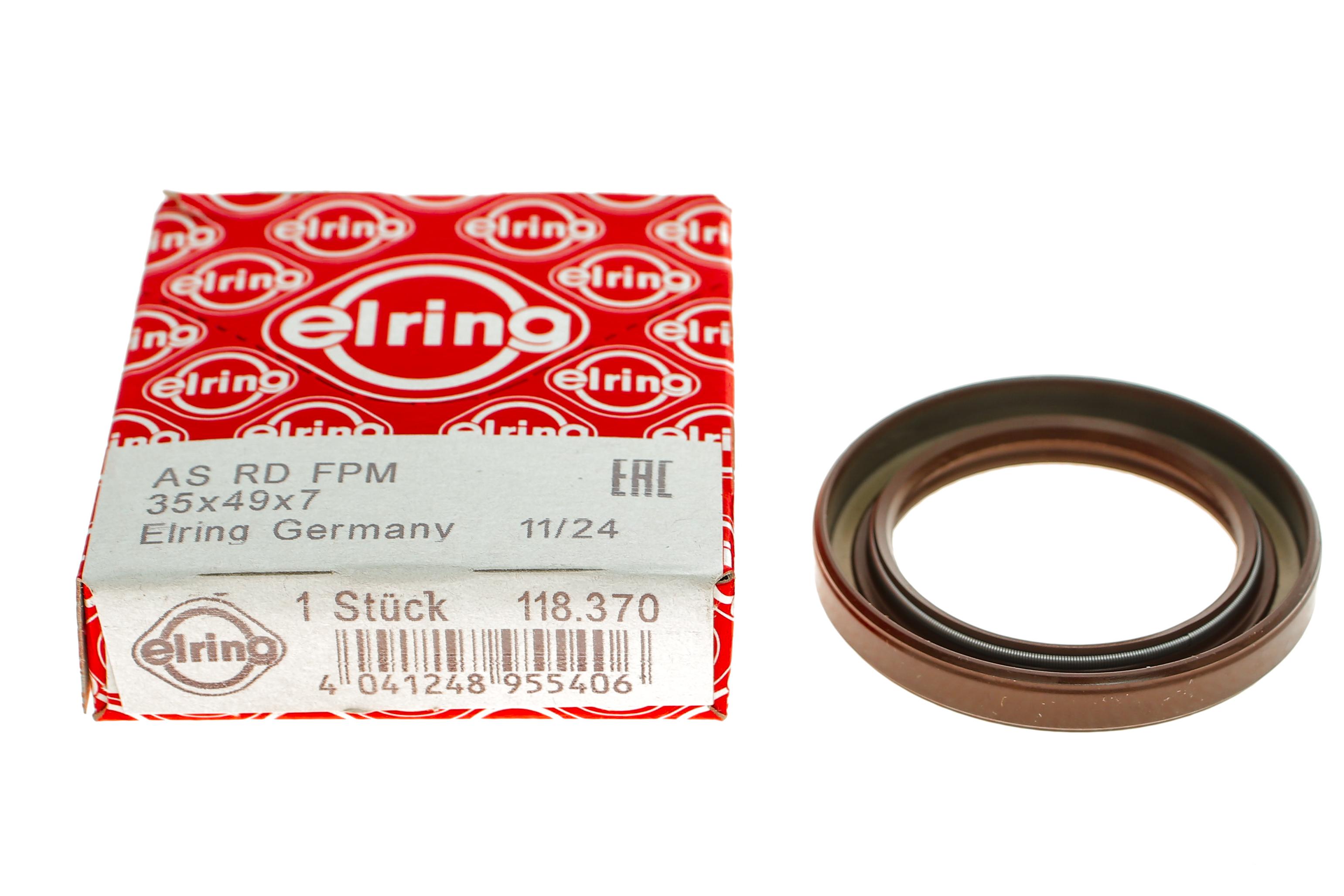 Сальник колінвалу (передній) Hyundai Tucson/Kia Sportage 1.6 CRDi 18-22 (35x49x7)