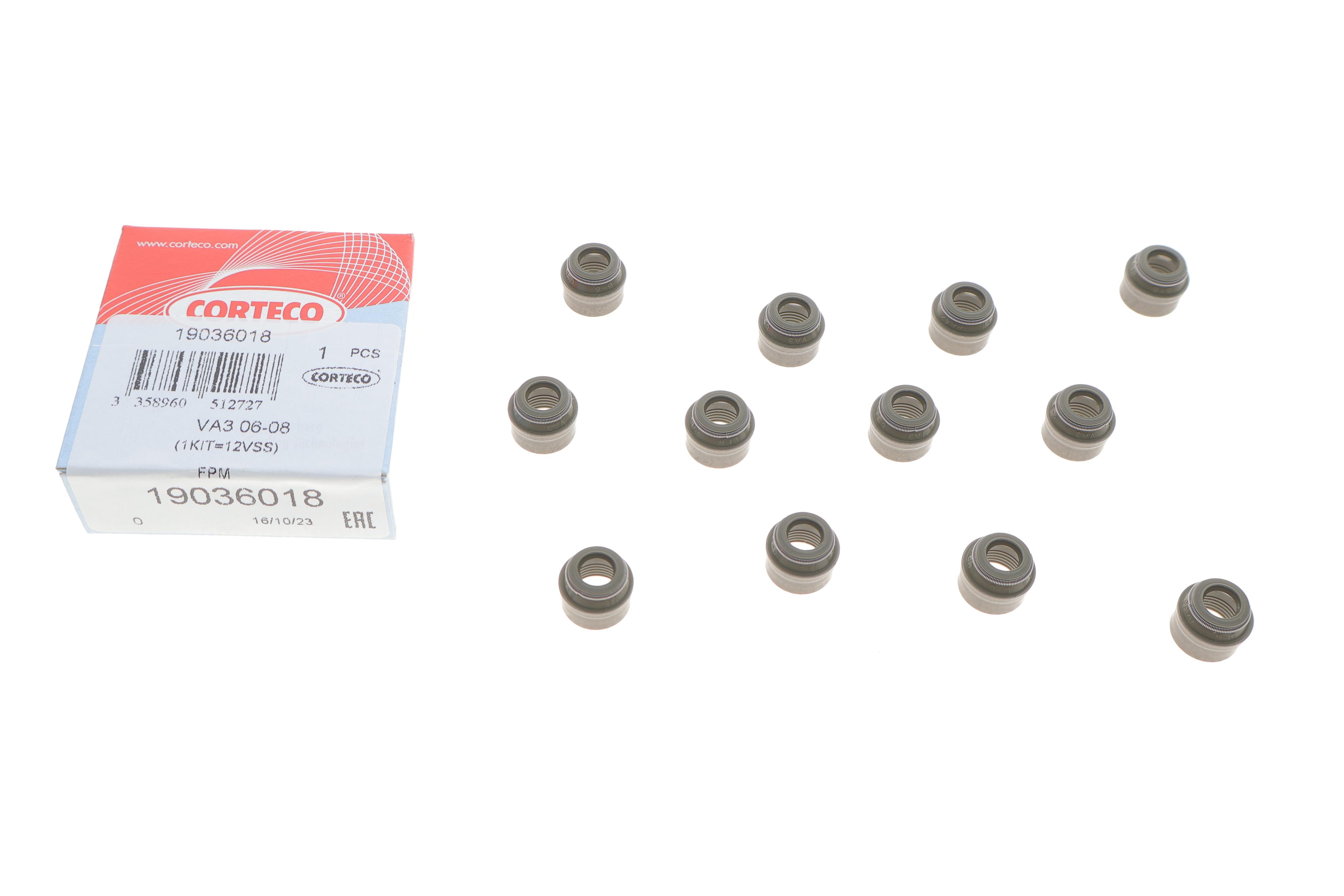 Сальник клапана (впуск/випуск) MB Sprinter OM642 3.0CDI (к-кт 12шт.)