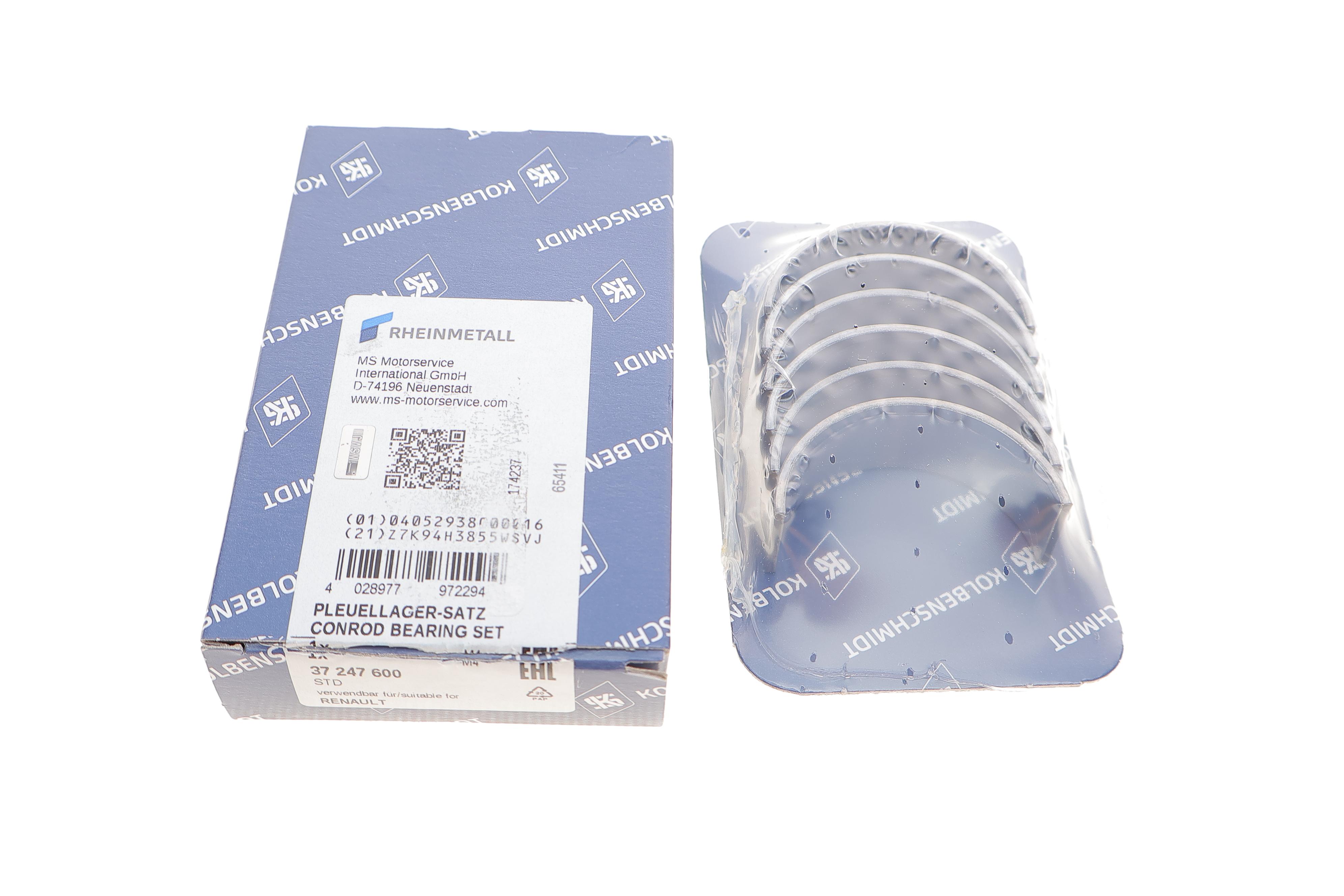 Вкладиші шатунні Renault Clio IV/Logan II 0.9TCe 12- (STD)