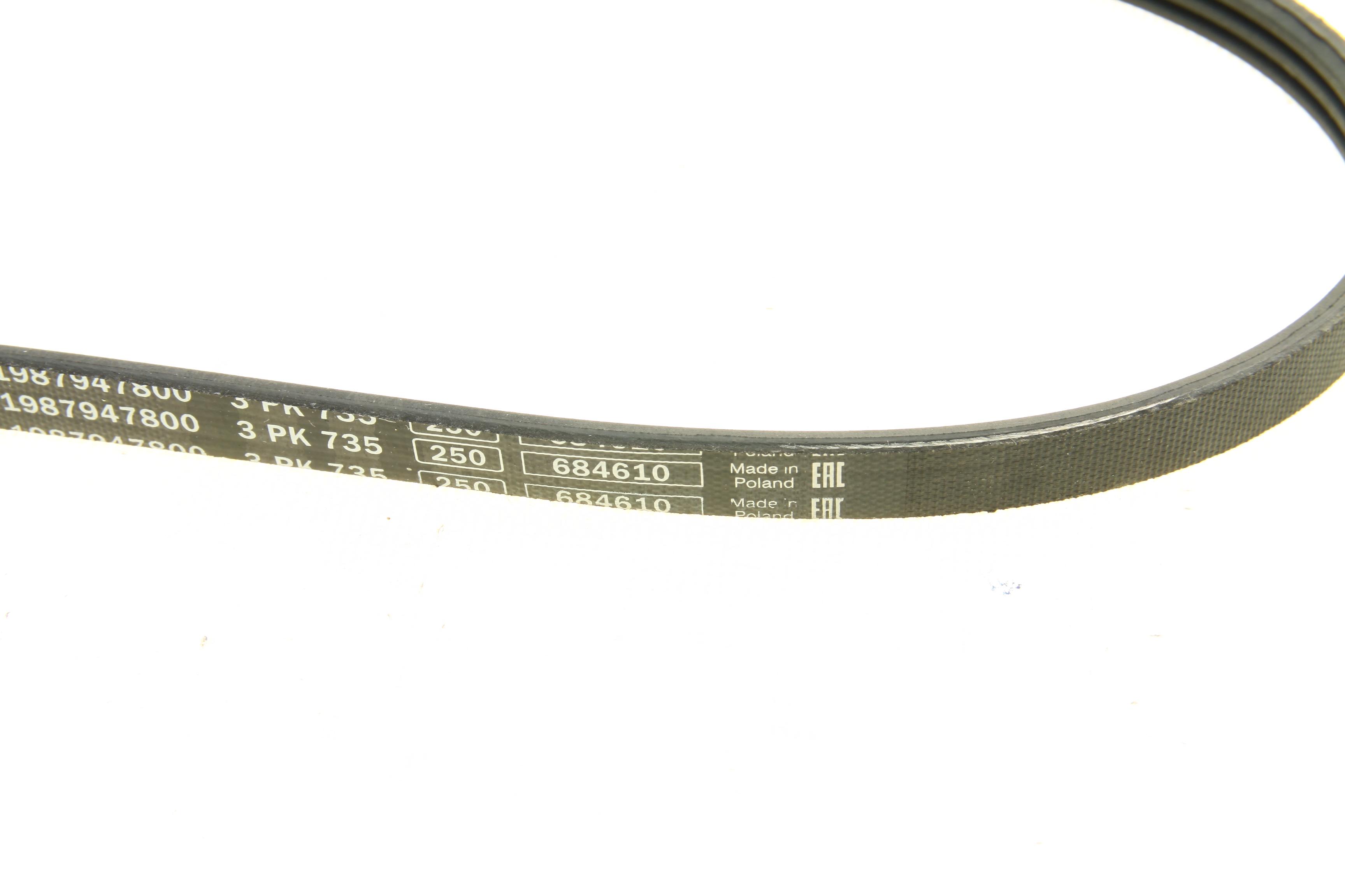 Ремінь генератора Renault Clio/Kangoo 1.2 98- (3PK735)