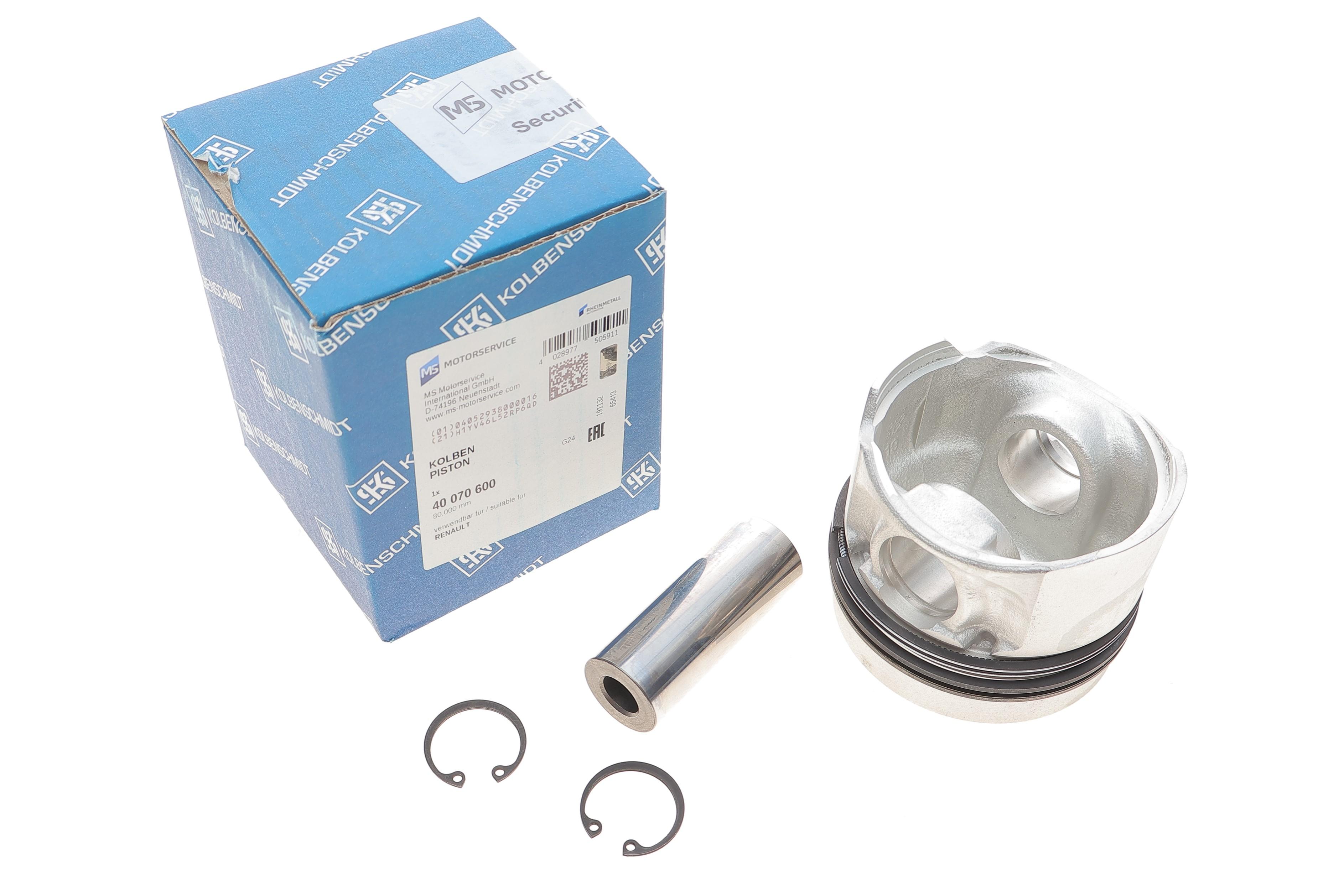 Поршень Renault Clio I/II/Kangoo 1.9D 96- (80.00mm/STD)