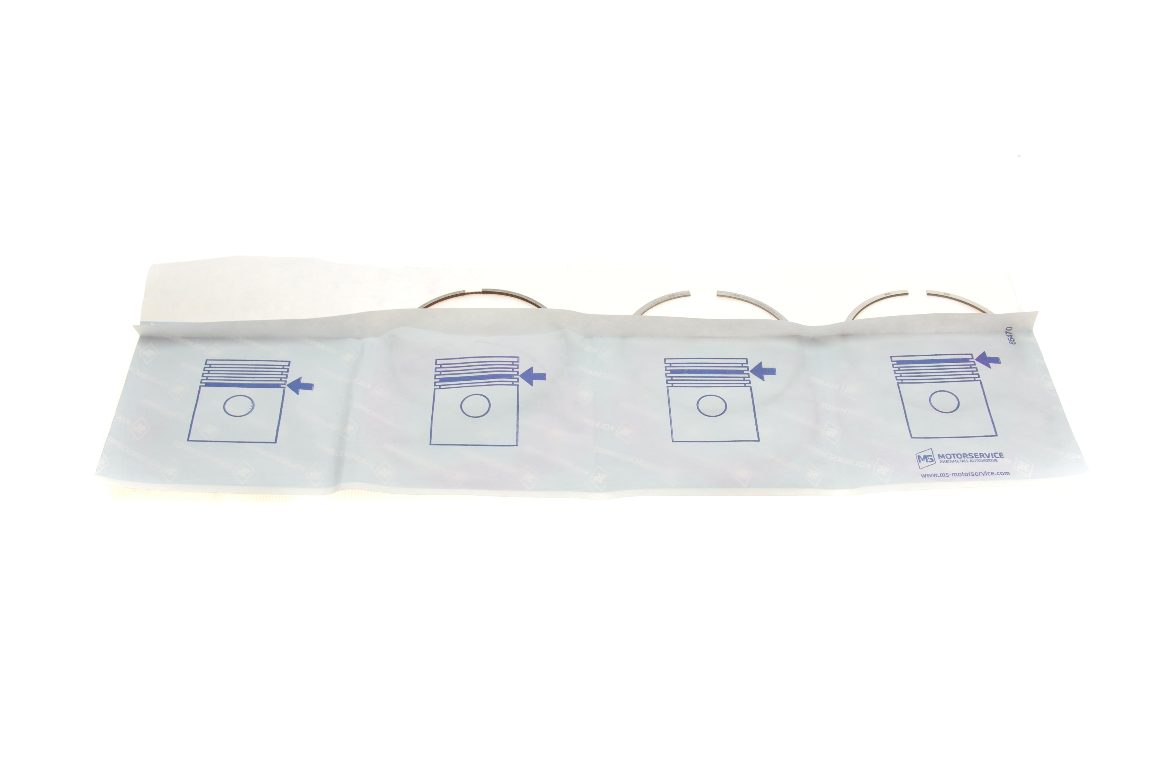 Кільця поршневі VW Passat 1.8TSI/2.0TFSI 07-14/Golf 2.0GTI 04-13 (82.51mm/STD) (1.2-1.2-2)