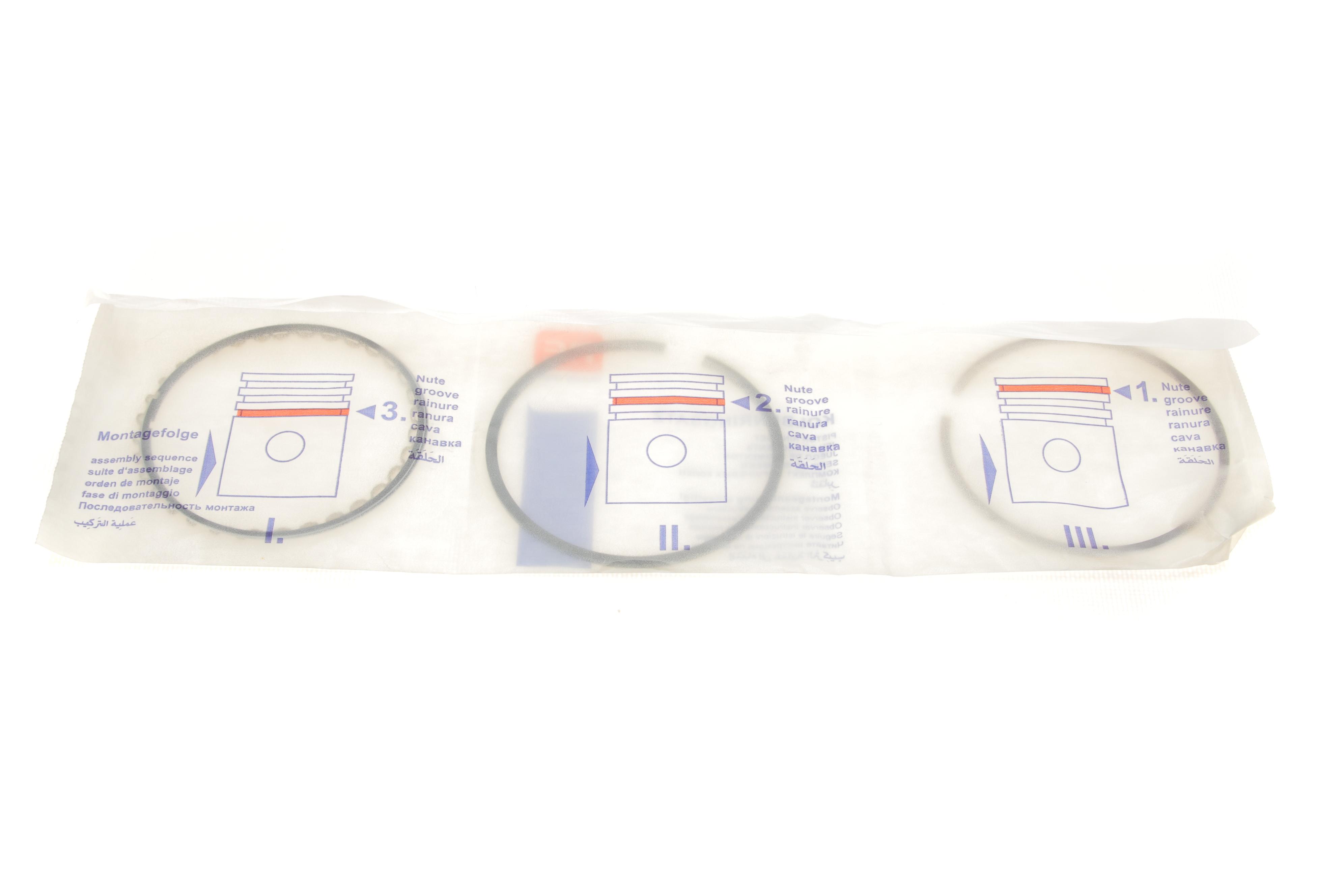 Кільця поршневі Opel Astra/Ascona/Kadett/Omega 2.0 86-98 (84.80mm/STD) (1.5-1.5-3.0) = 8935350000