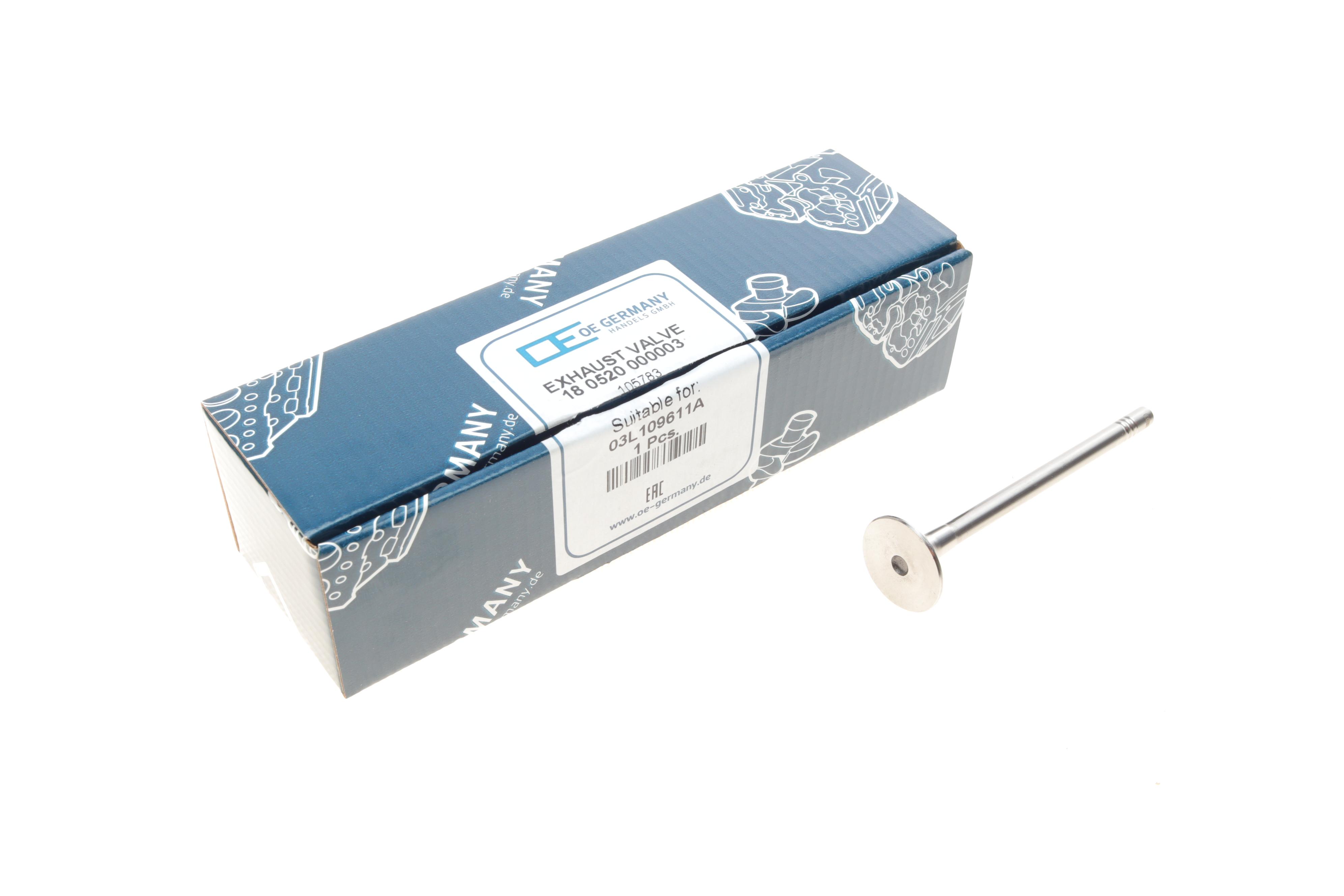 Клапан (випуск) VW Caddy/Golf 1.6-2.0TDI 09- (24,5x6x99)