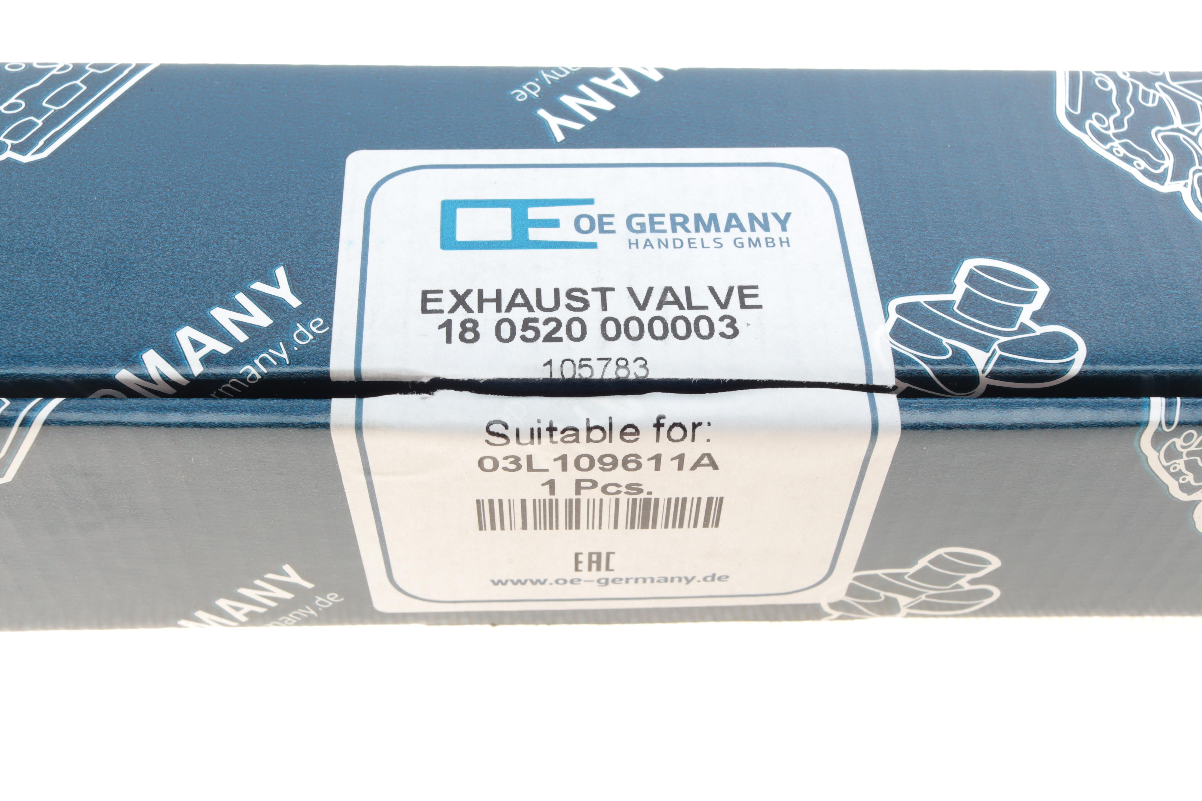 Клапан (випуск) VW Caddy/Golf 1.6-2.0TDI 09- (24, 5x6x99)