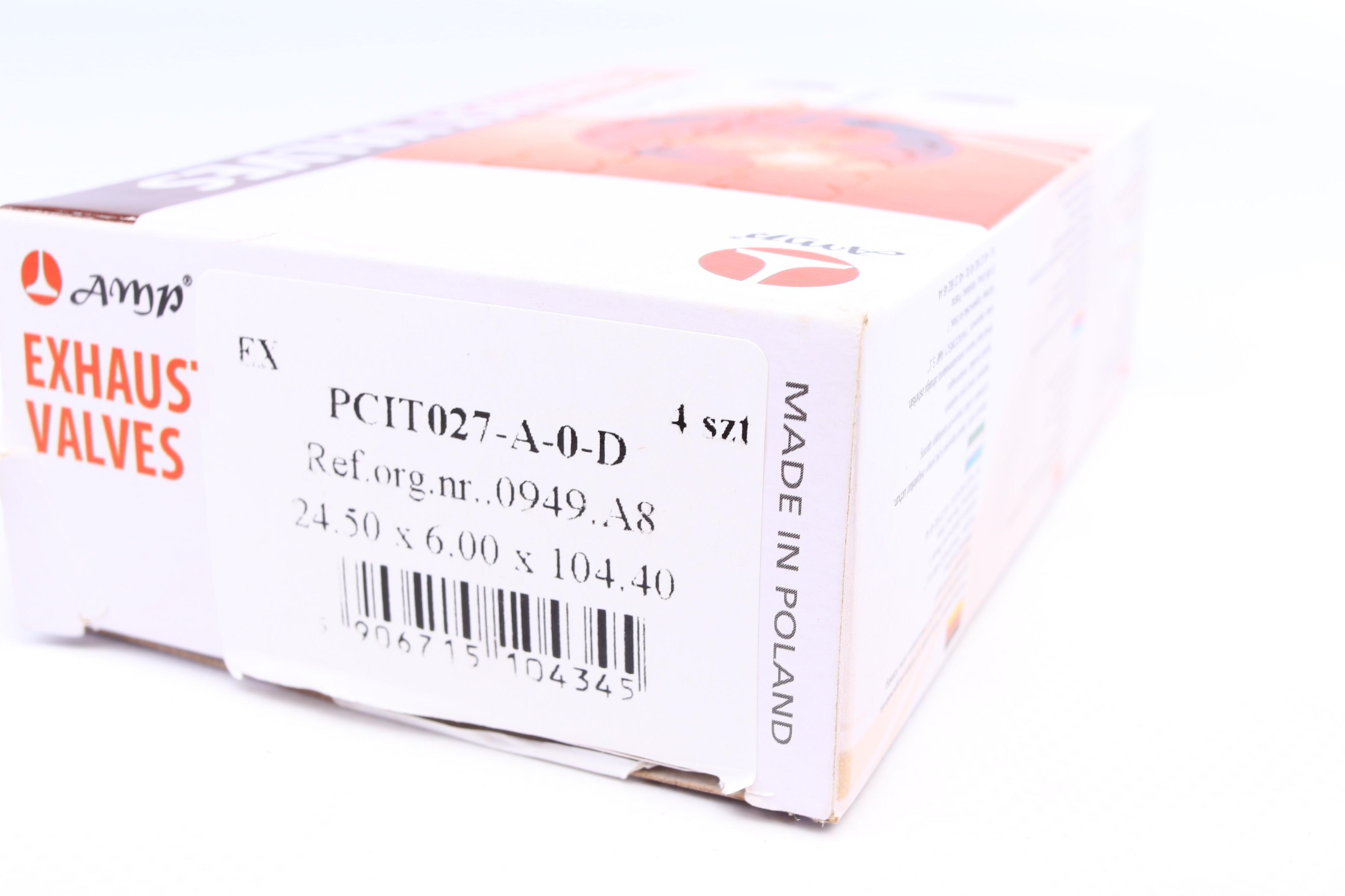 Клапан (випуск) Citroen Berlingo/ Peugeot Partner 1.6 16V (24.5x6x104.4) (вальцювання)