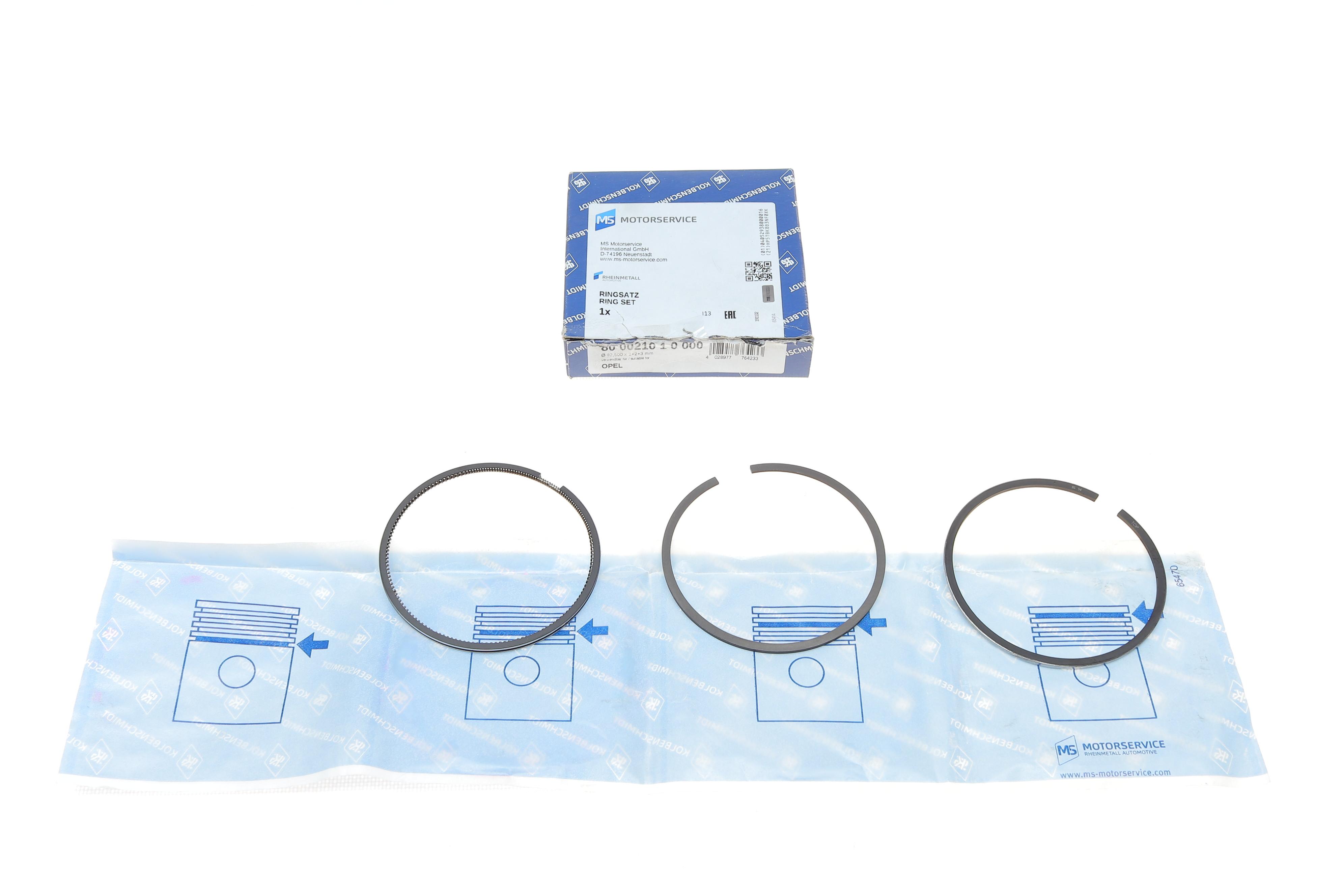 Кільця поршневі Opel Astra 1.7D 91-00 (82.50mm/STD) (2-2-3)