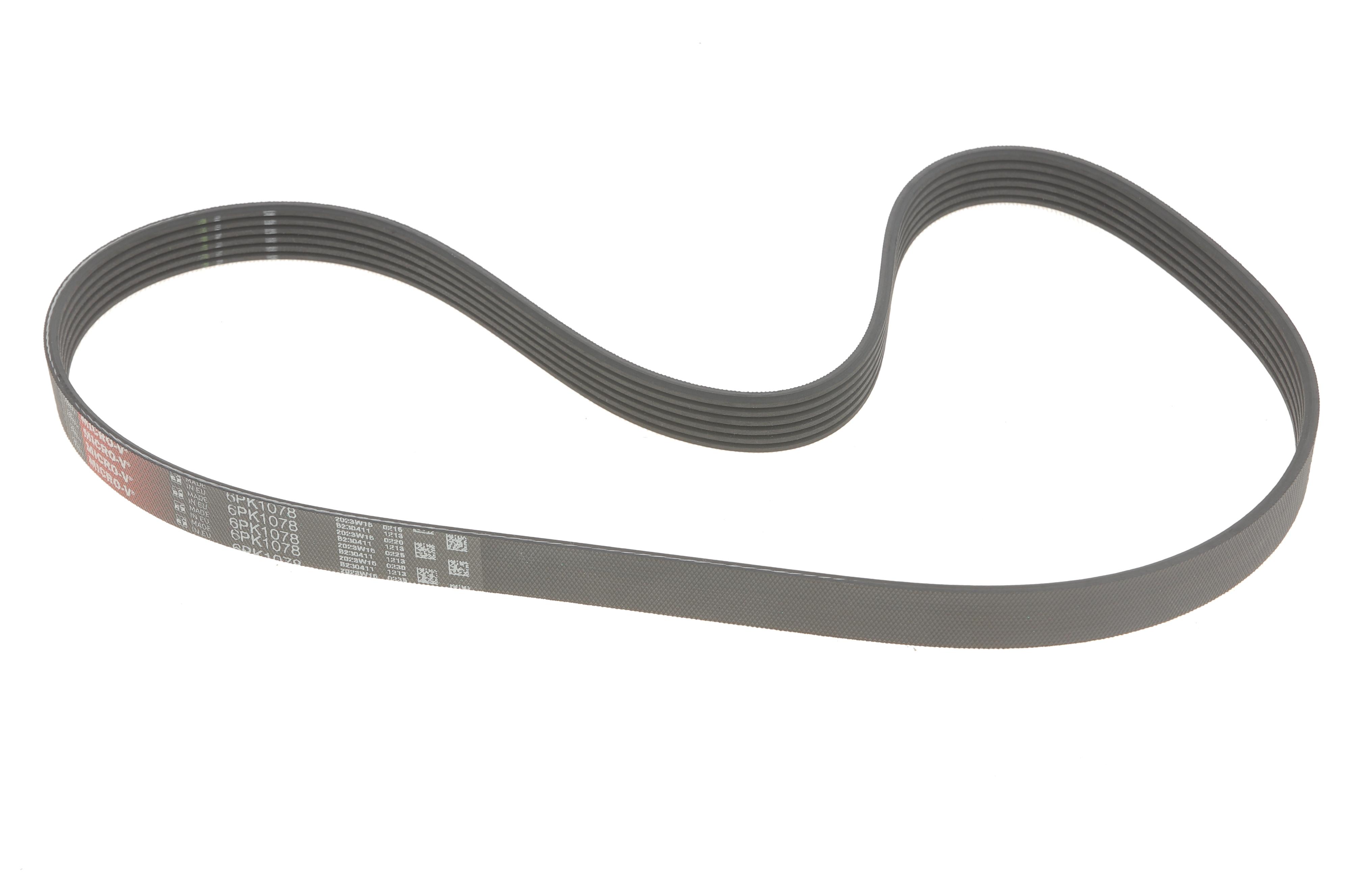 Комплект ременя генератора Audi A2/Seat Ibiza/Skoda Fabia/VW Golf/Polo 1.4/1.6/1.6FSI 97-15 (6PK1078