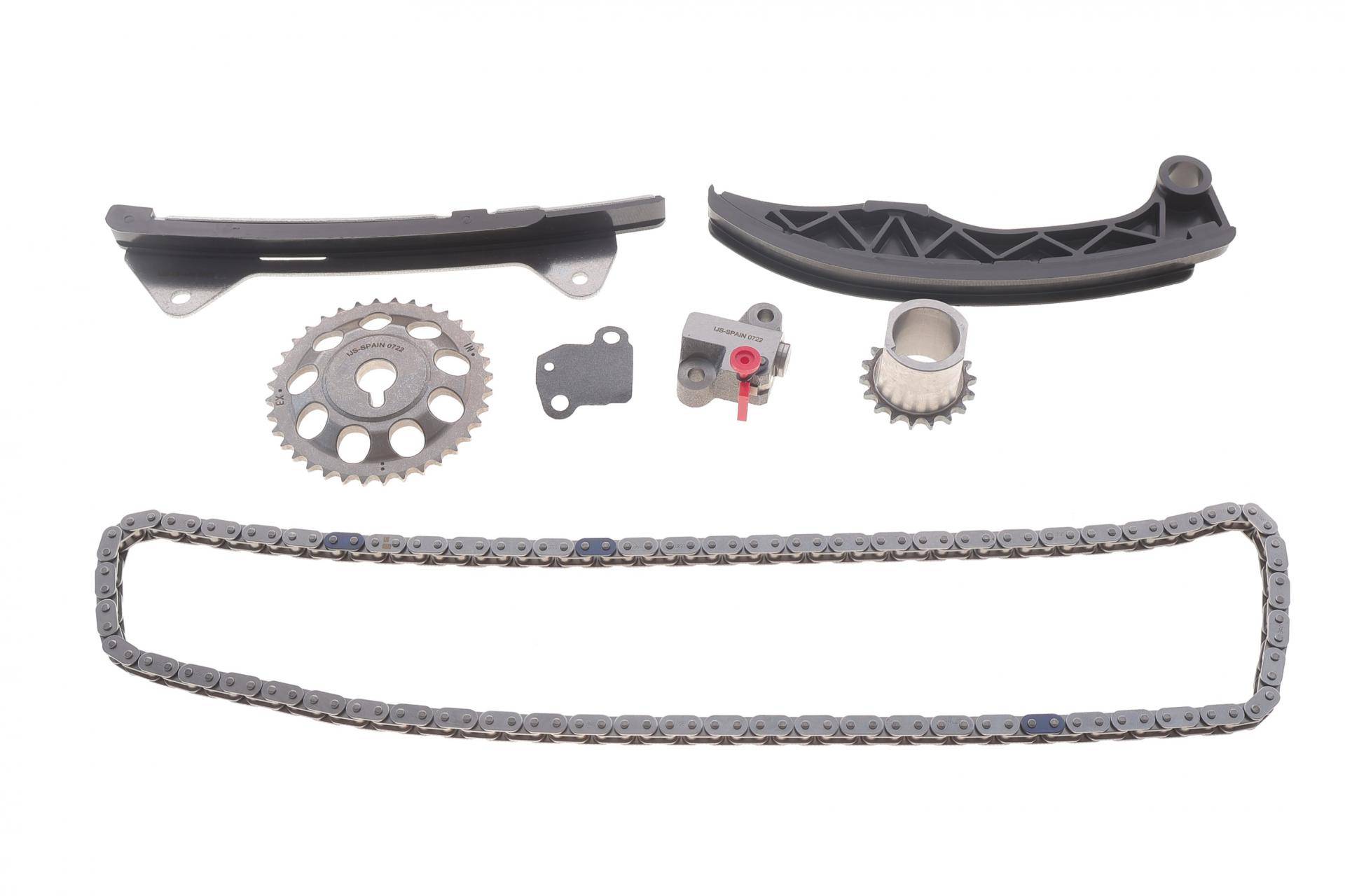 Комплект ланцюга ГРМ Citroen C1/Peugeot 107 1.0i 05- (ланцюг, натяжник, шестерня)