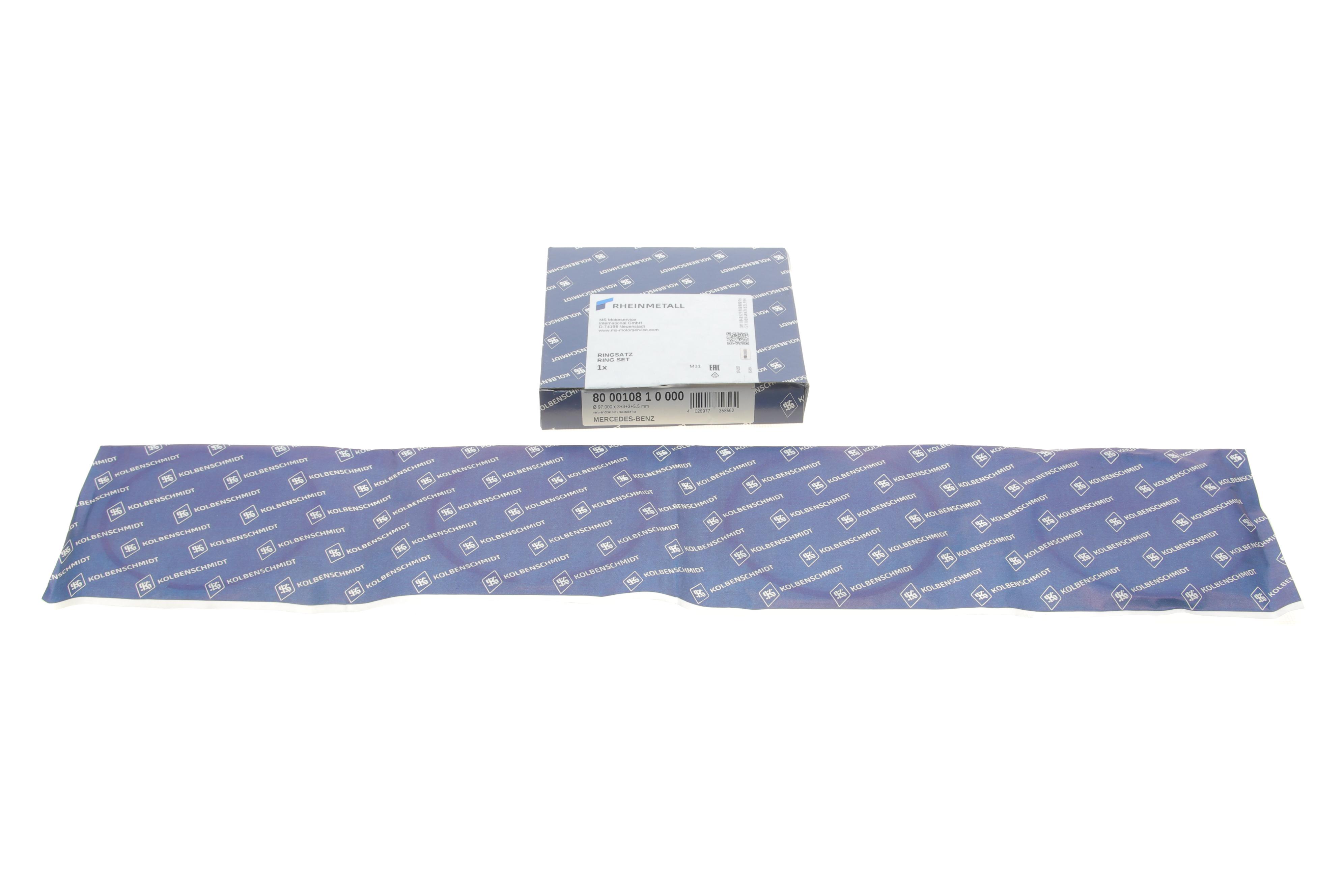 Кільця поршневі MB OM314 (97.00mm/STD) (3-3-3-5.5)