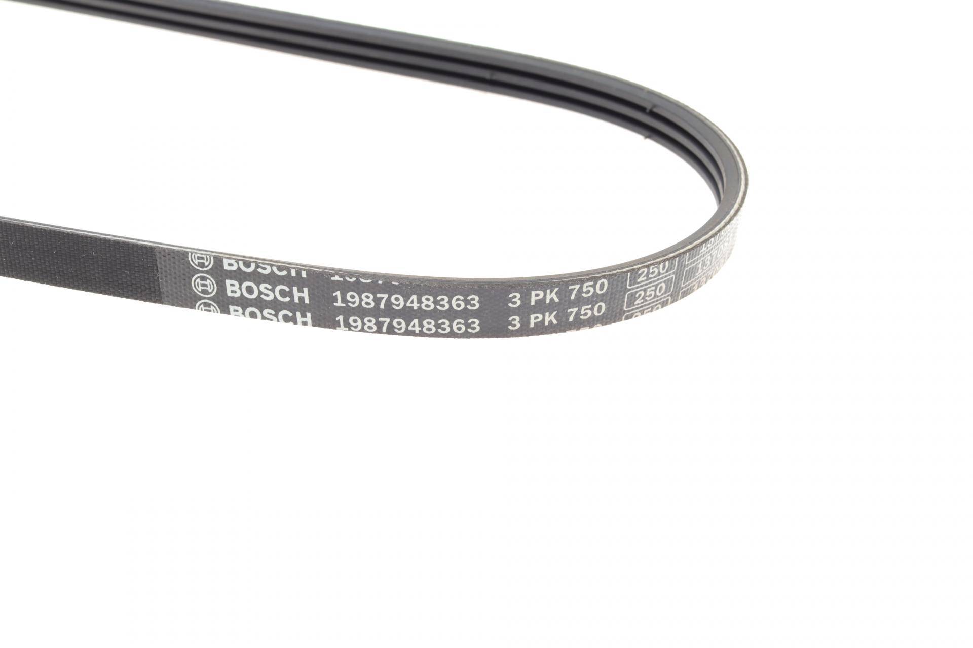 Ремінь генератора Renault Kangoo/Clio II 1.2 01-/Dacia Logan/Sandero 1.2 16V 06- (3PK750)