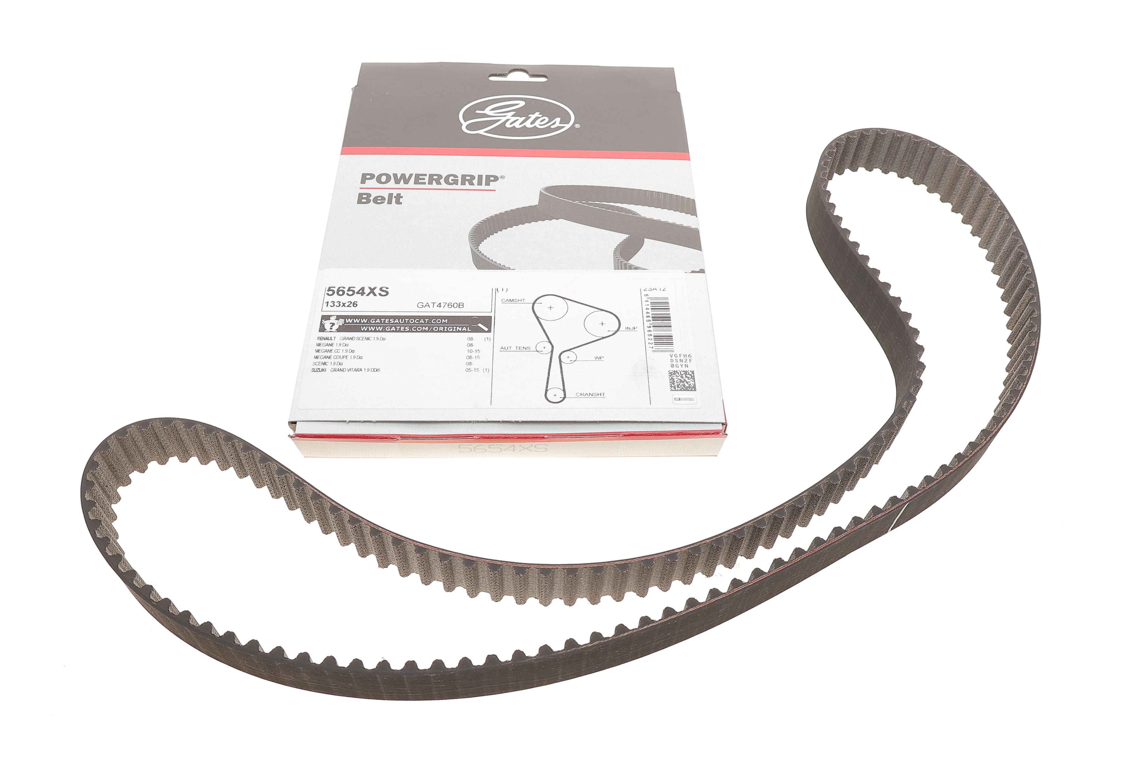 Ремінь ГРМ Renault Megane III/Laguna II/Scenic III 1.9 dCi 05- (26x133z)