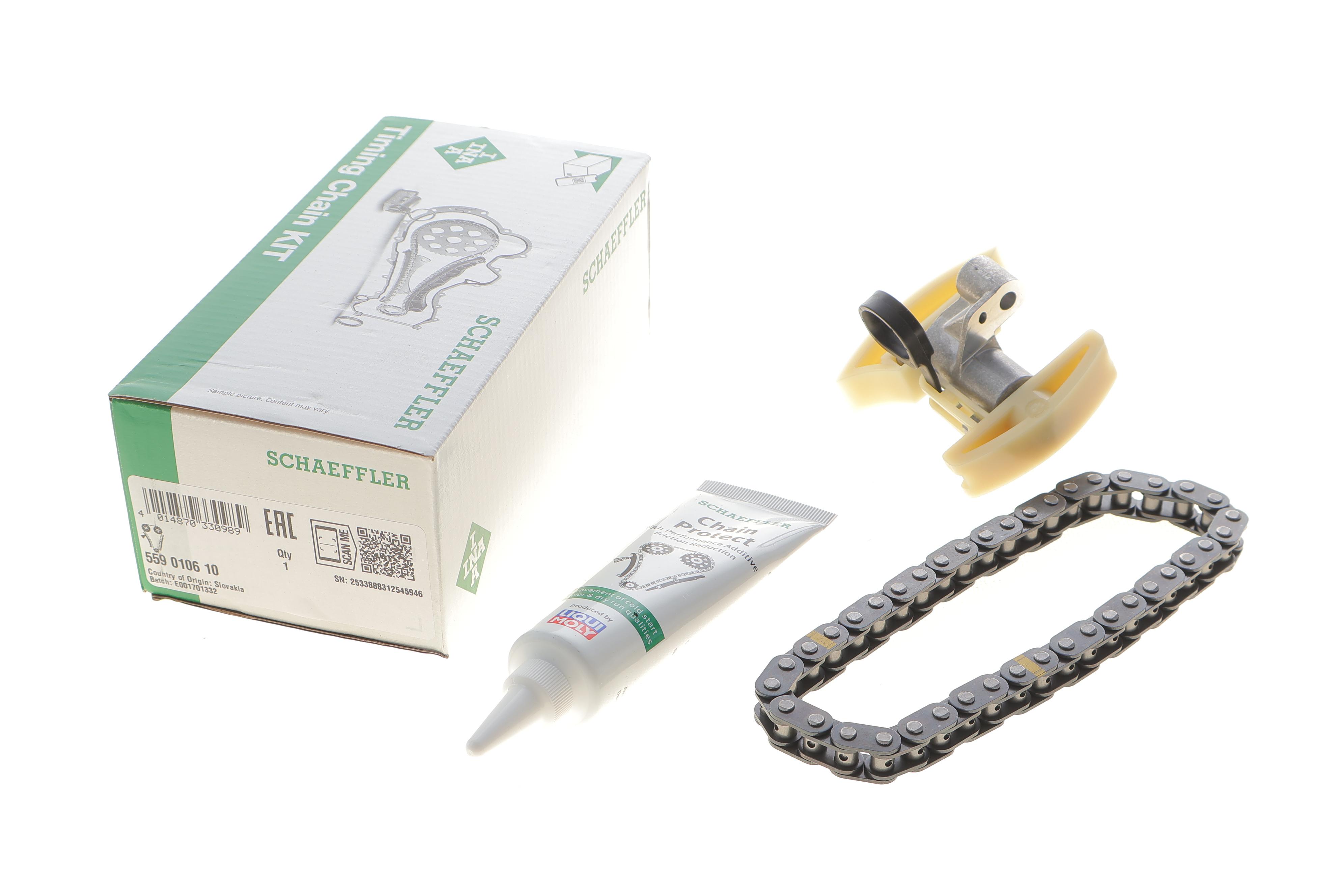 Комплект ланцюга ГРМ Citroen Berlingo 1.6HDI 05- (+ натяжник) (DV6BTED4)