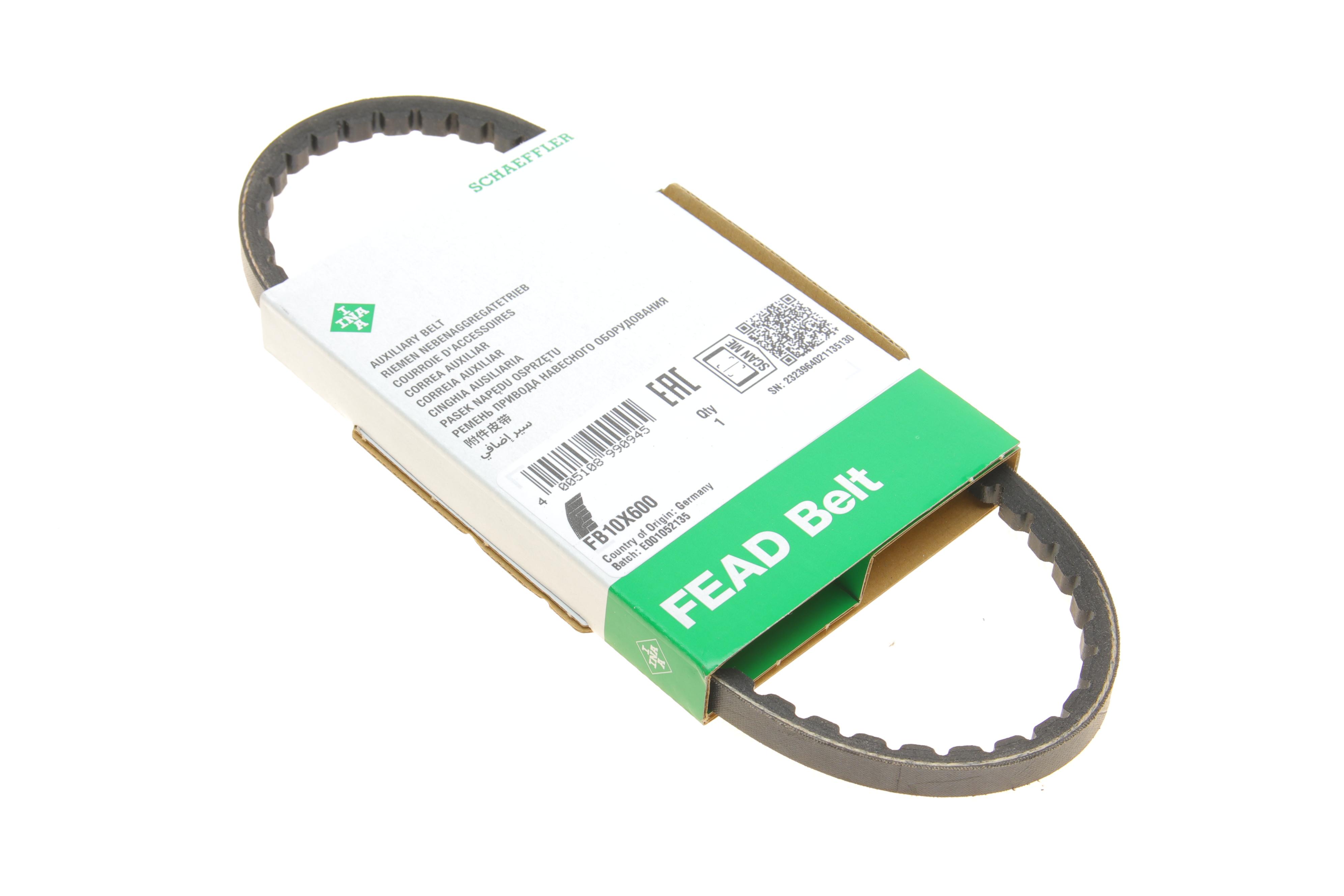 Ремінь генератора Audi 80/100 1.6/2.0D 78-86/Fiat Ducato 2.5D 94-02/Peugeot 505 2.5D 81-93