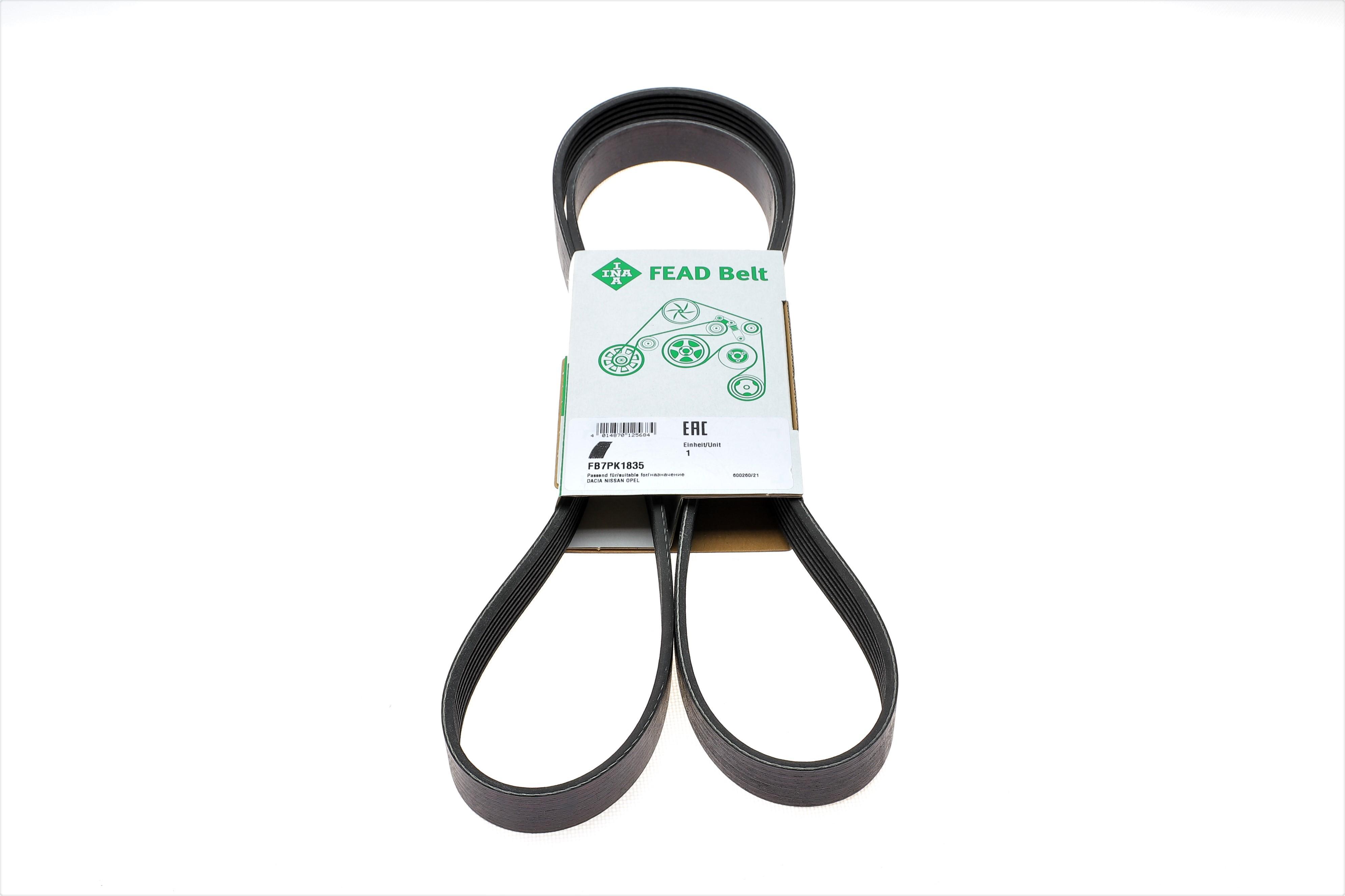 Ремінь генератора Opel Movano/Renault Trafic/Master 2.5 CDTI/dCi 03- (7PK1835)