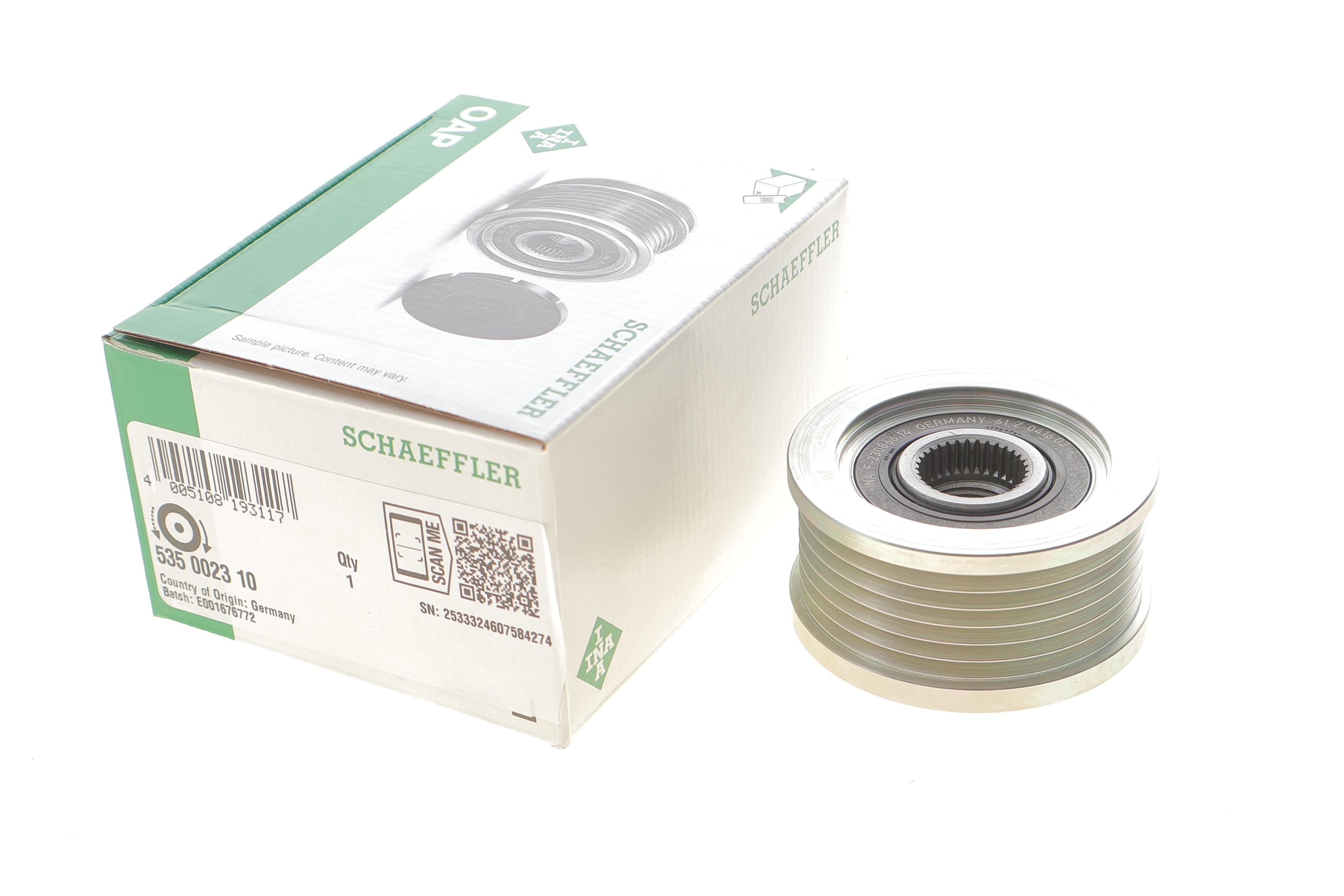 Шків генератора Fiat Doblo 1.9JTD 01-, 74kw, 6PK