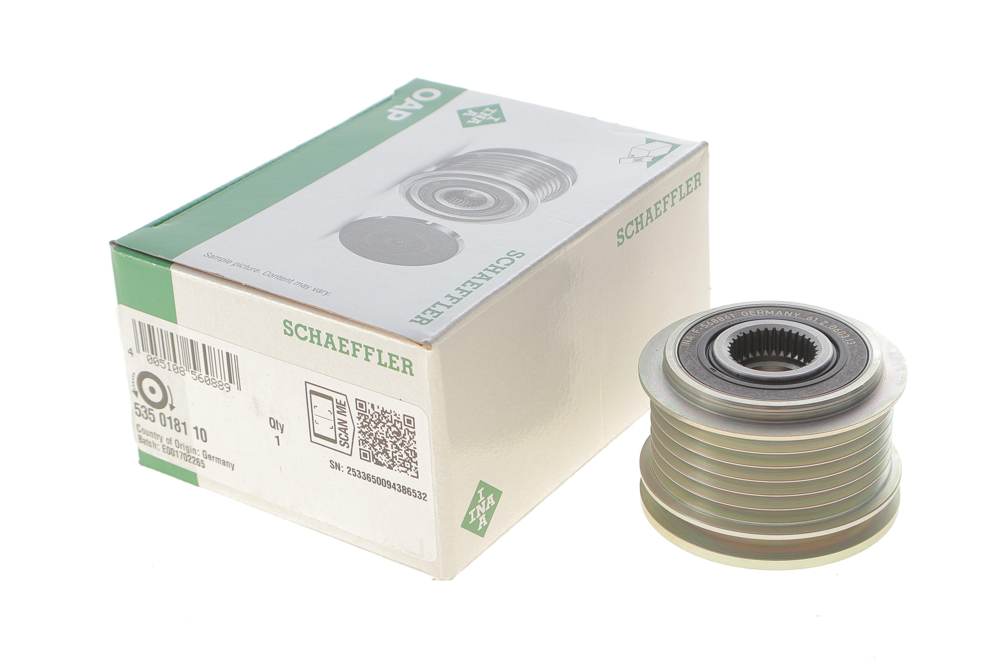 Шків генератора Fiat Doblo 1.6 D Multijet/Opel Combo 1.6 CDTI 10-