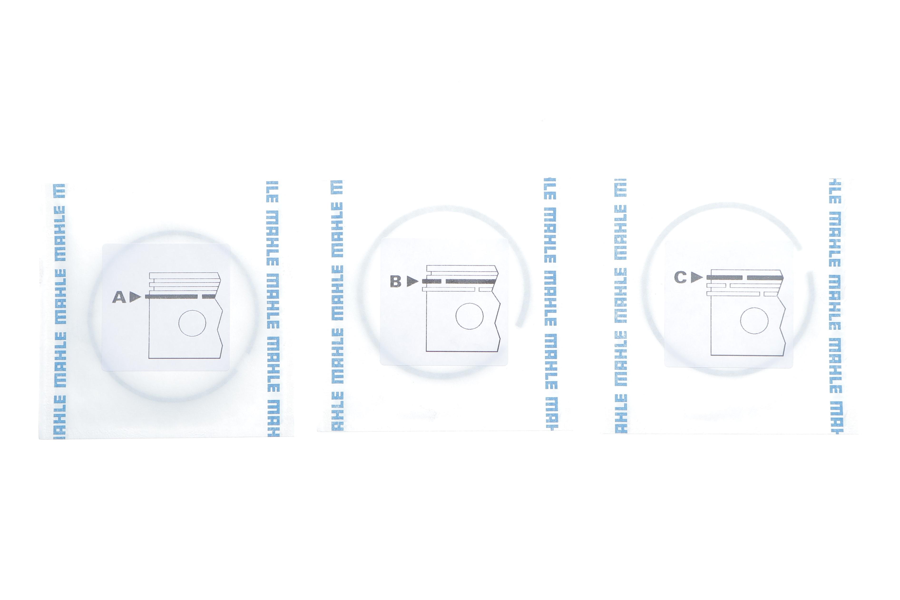 Кільця поршневі Citroen Berlingo 1.6 00- (78.50mm/STD) (1.5-1.5-2.5)