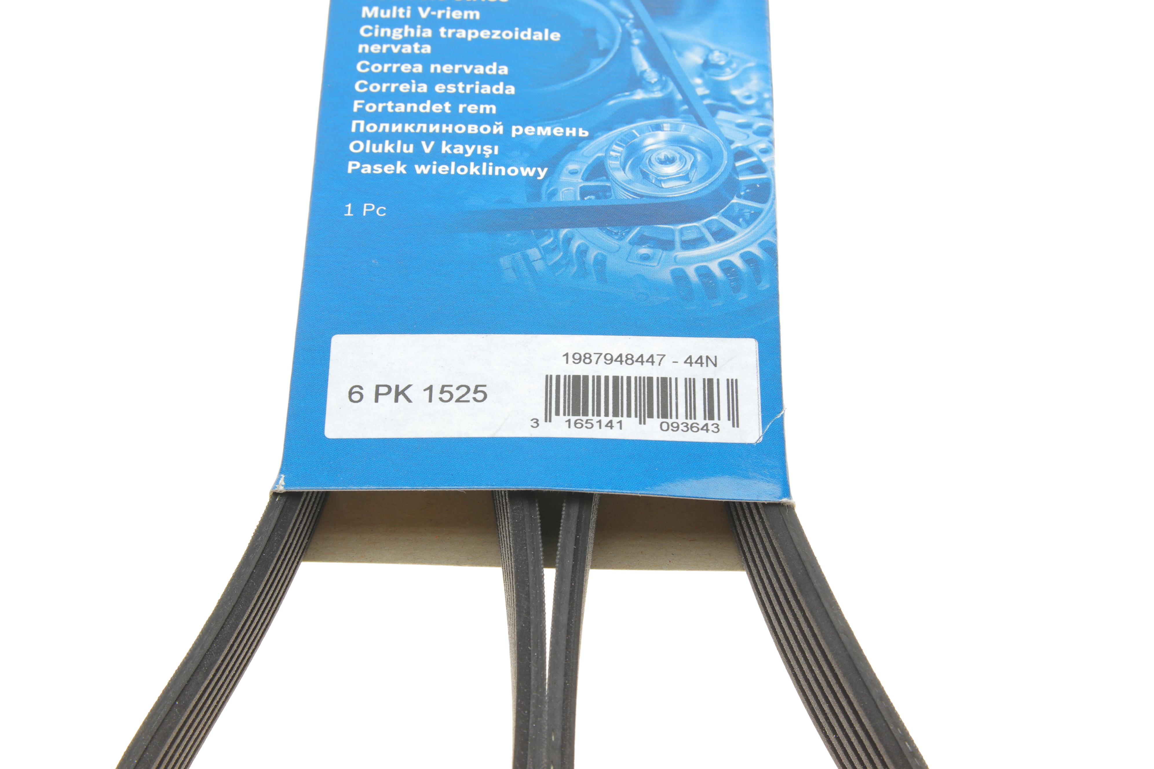 Ремінь генератора Fiat Doblo1.3D 10-/Opel Combo 1.3 CDTI 12- (6PK1525)
