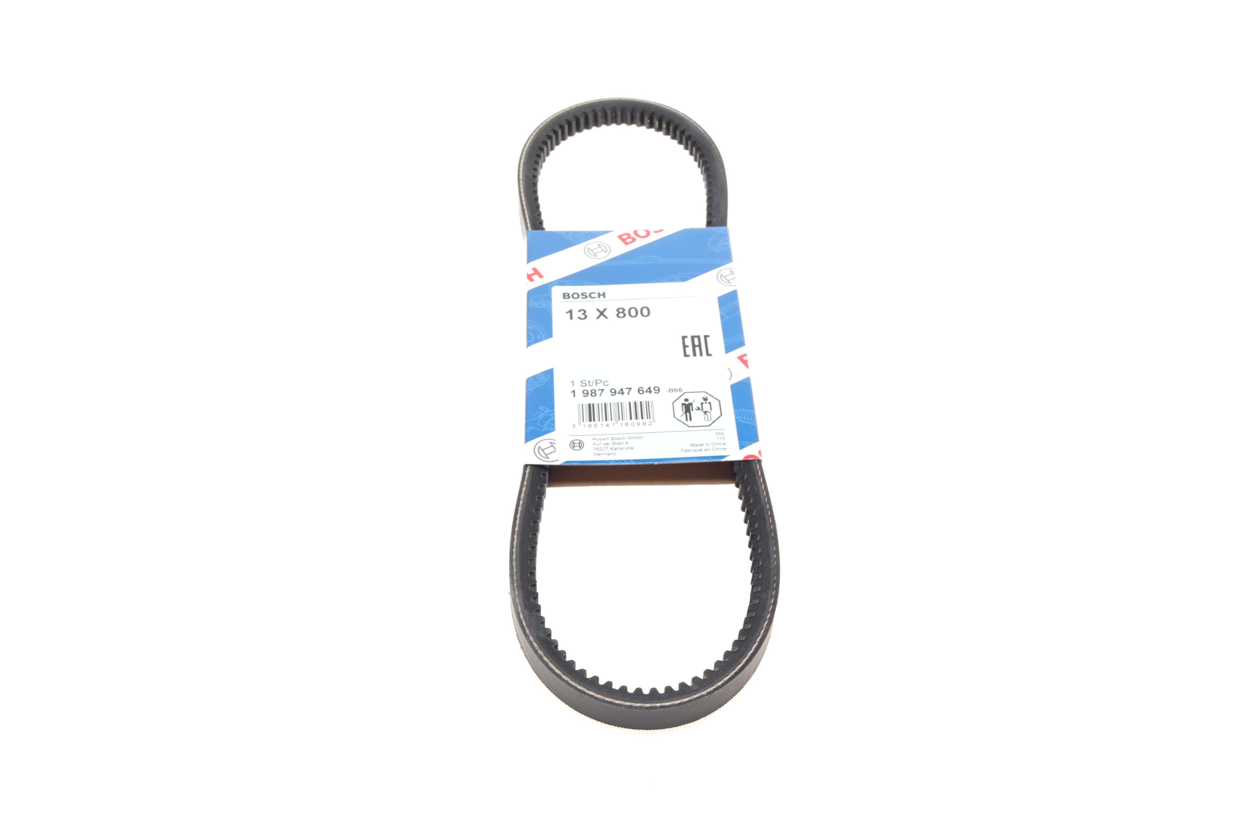 Ремінь генератора Audi 80/100/BMW 3/5/7/VW LT/ Passat (13x800)