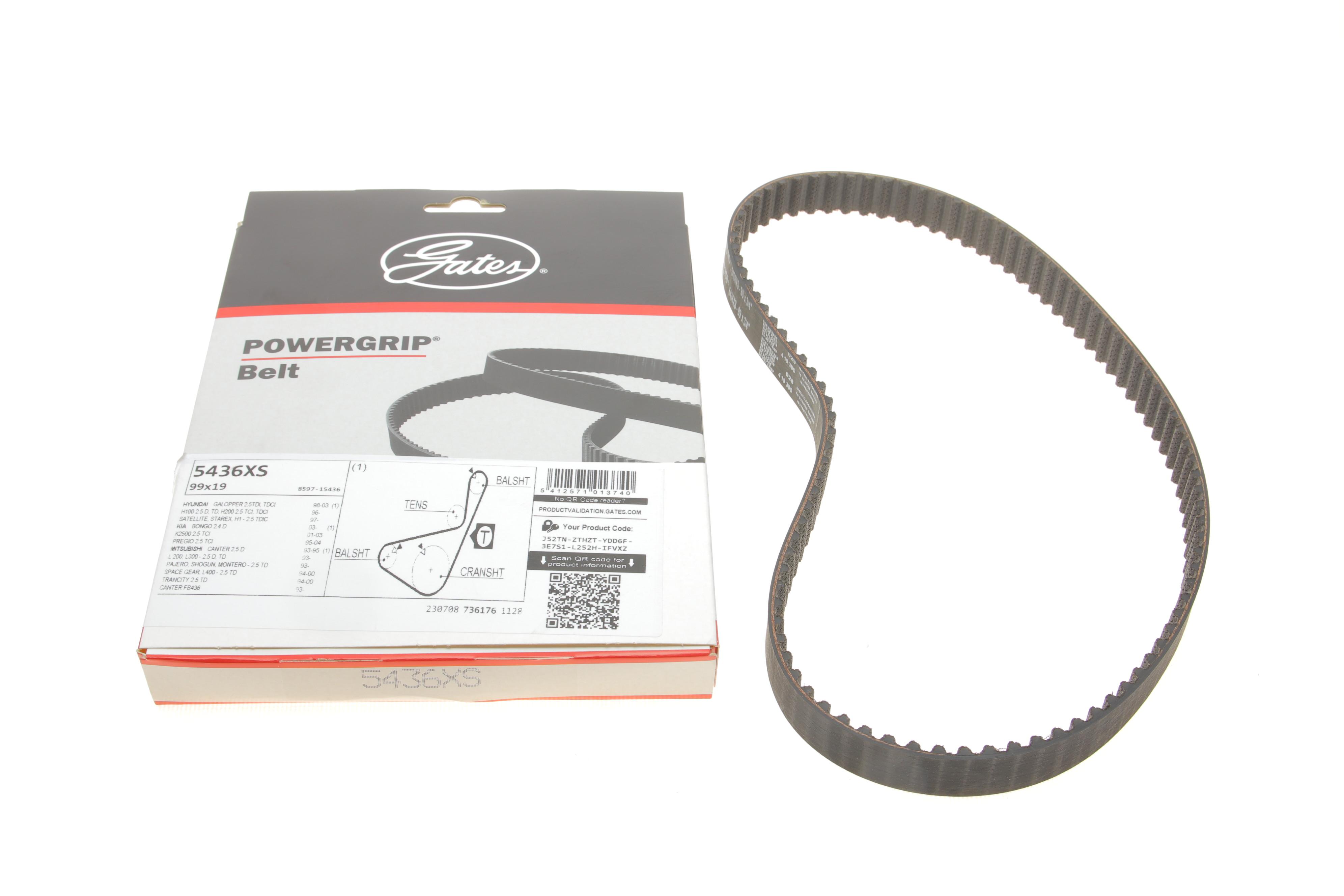 Ремінь ГРМ Mitsubishi Colt/L300/L400 2.5TD