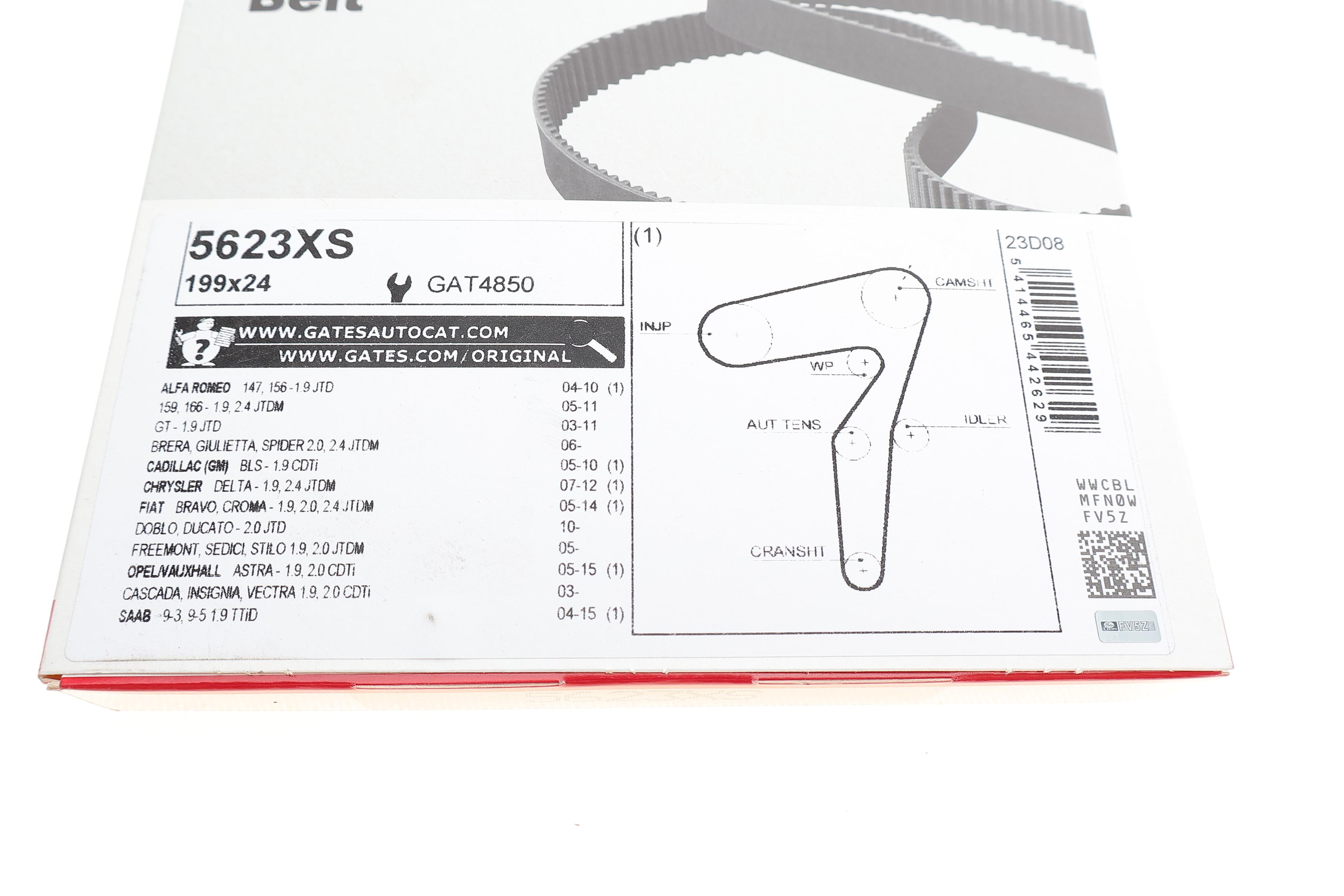 Ремінь ГРМ Fiat Doblo/Ducato 2.0D Multijet 10- (199x24)