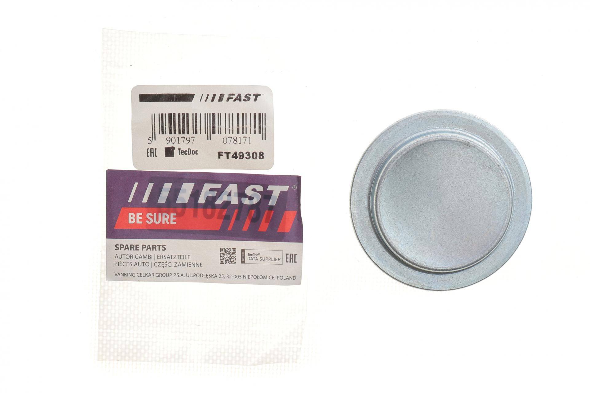 Заглушка блока циліндрів Fiat Doblo 1.2 01- (d=50mm)