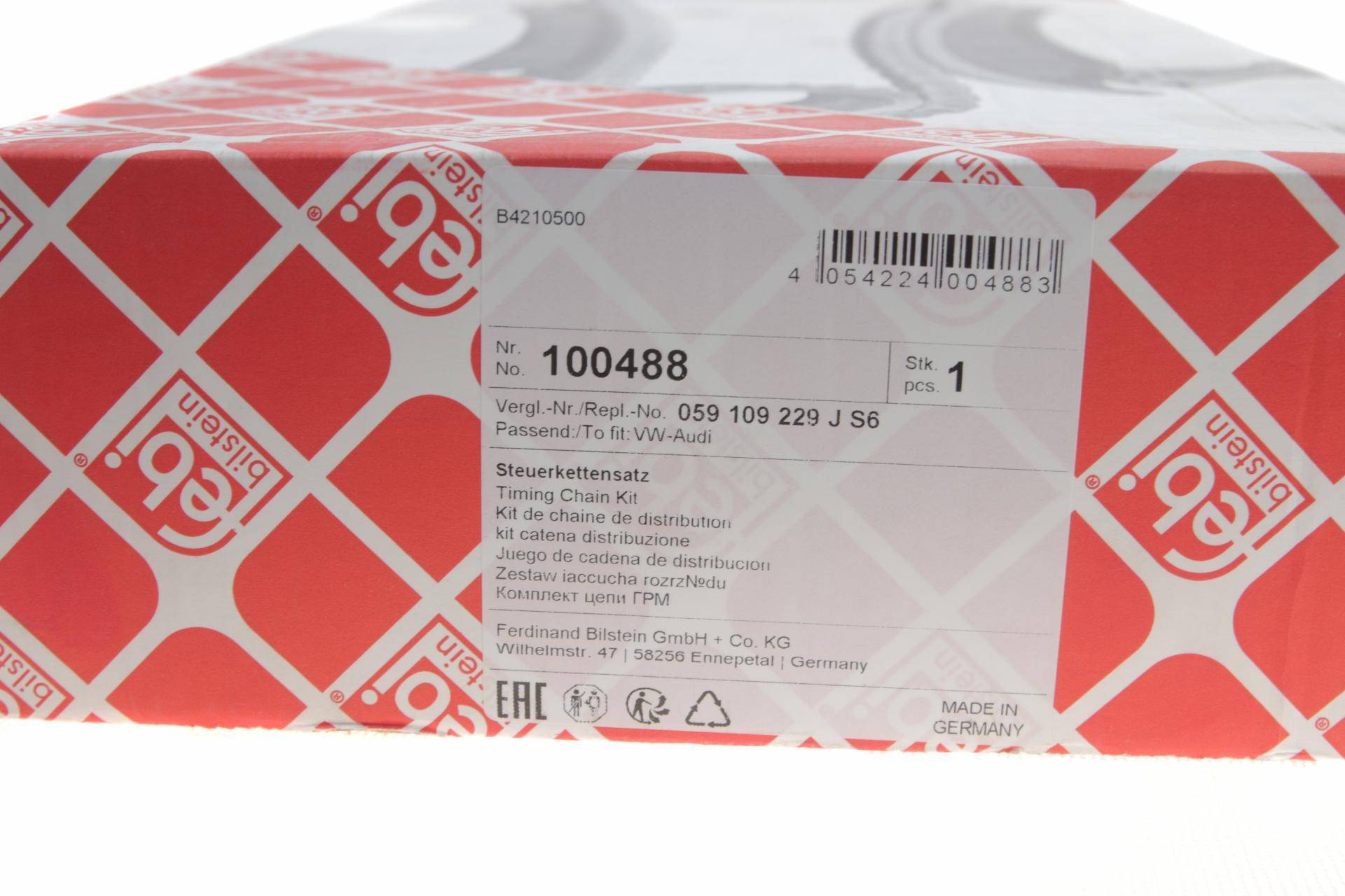 Комплект ланцюга ГРМ Audi A4/A6/A8/Q7/VW Touareg 2.7D/3.0D 03-11 (ланцюг + елементи) (симплекс)