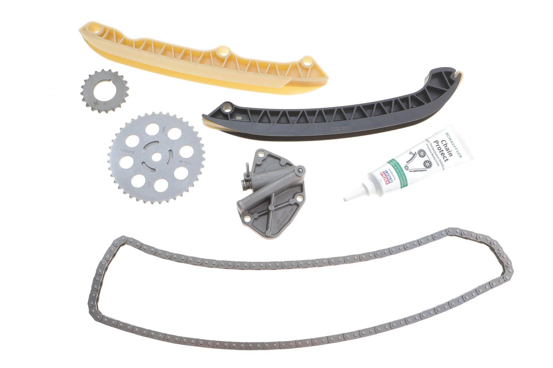 Комплект ланцюга ГРМ Skoda Fabia 1.2i 01-08, 40/44kw, AWY/BMD/BBM/CHFA, (ланцюг INA)