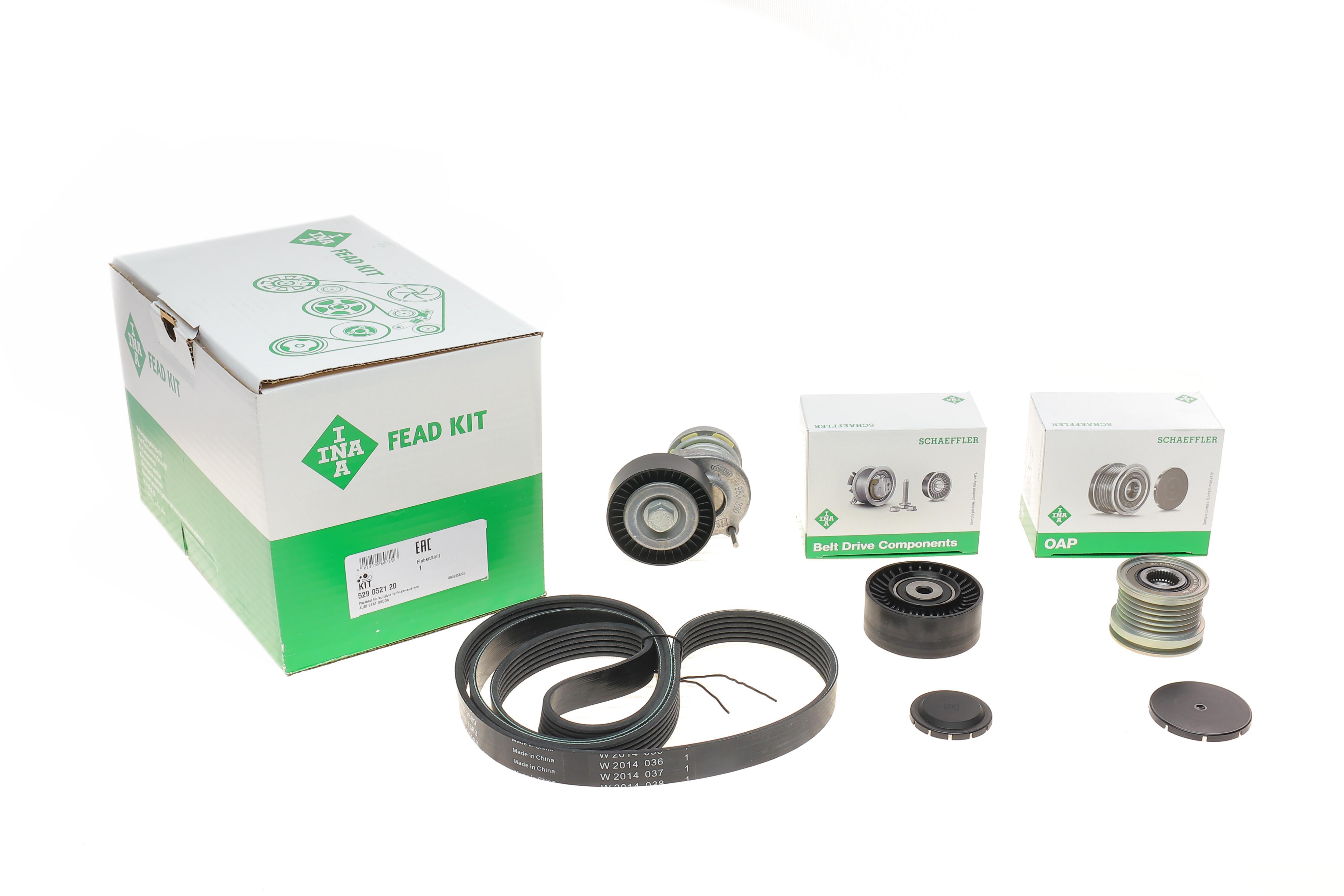 Комплект ременя генератора Audi A4/A6/Q5 2.0 TDI 05-15, (6PK 1580)