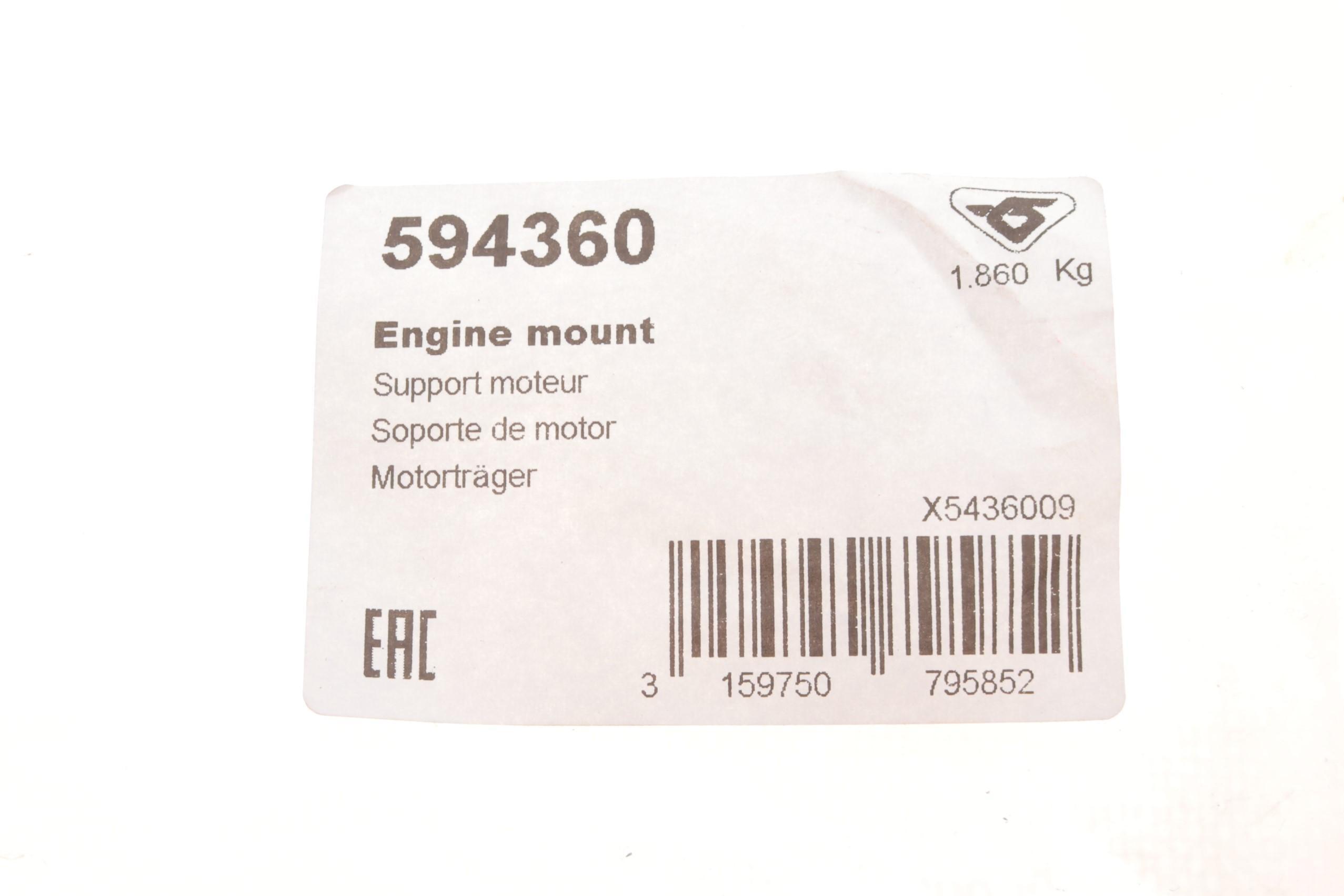 Подушка двигуна (R) Renault Fluence/Scenic/Megane III 1.6 16V 08-