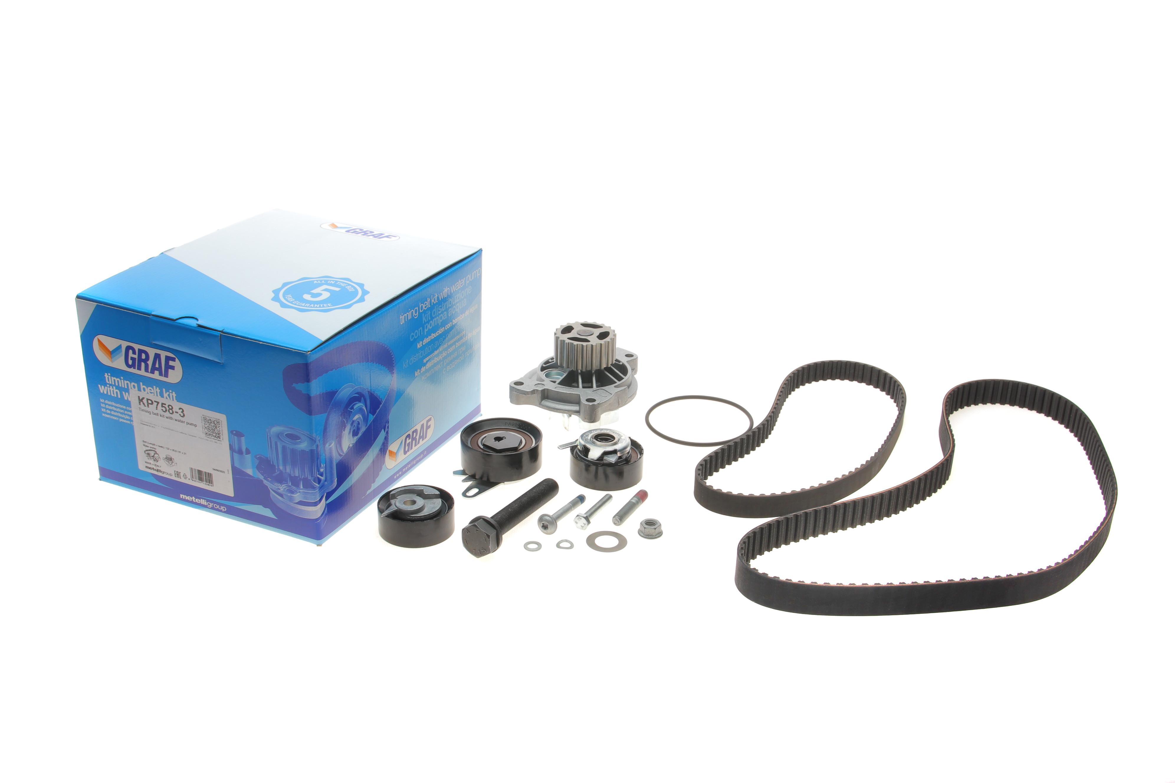 Комплект ГРМ + ПНВТ + помпа VW LT 2.5SDI/VW T4/Volvo S70/S80/V70 2.5TDI 96-06 (122x26.5 / 81x21) (PA758)