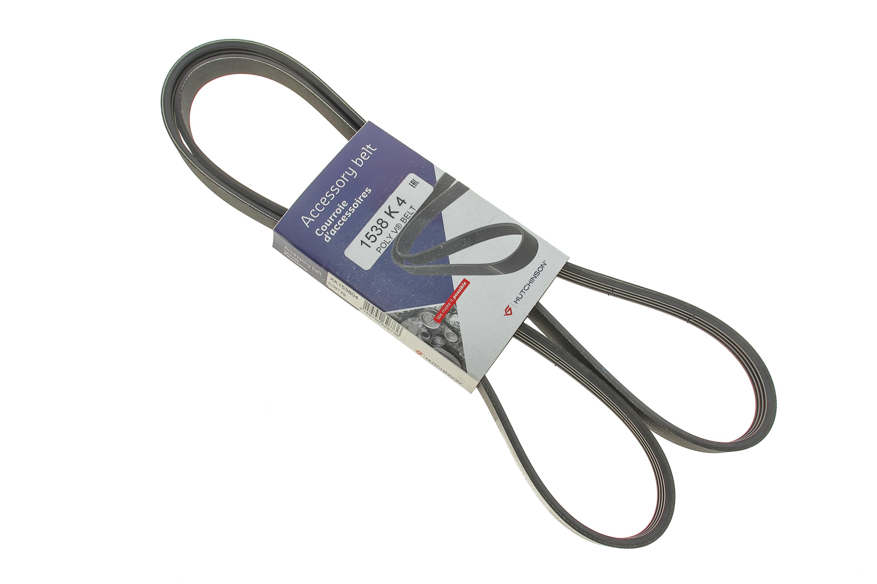 Ремінь генератора Renault Kangoo 1.2 98- (4PK1538)