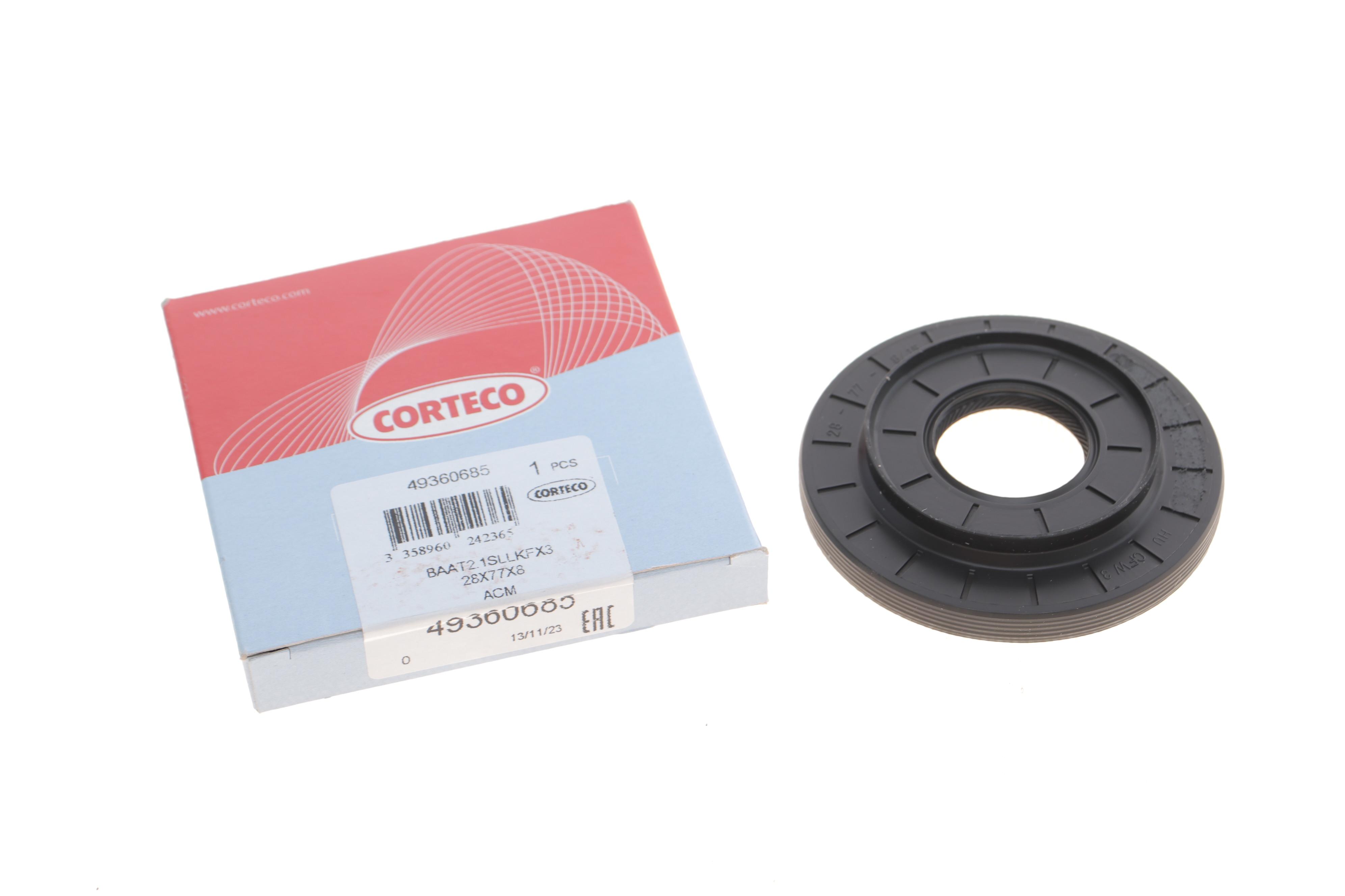 Сальник колінвала (задній) (28x77x8/15)