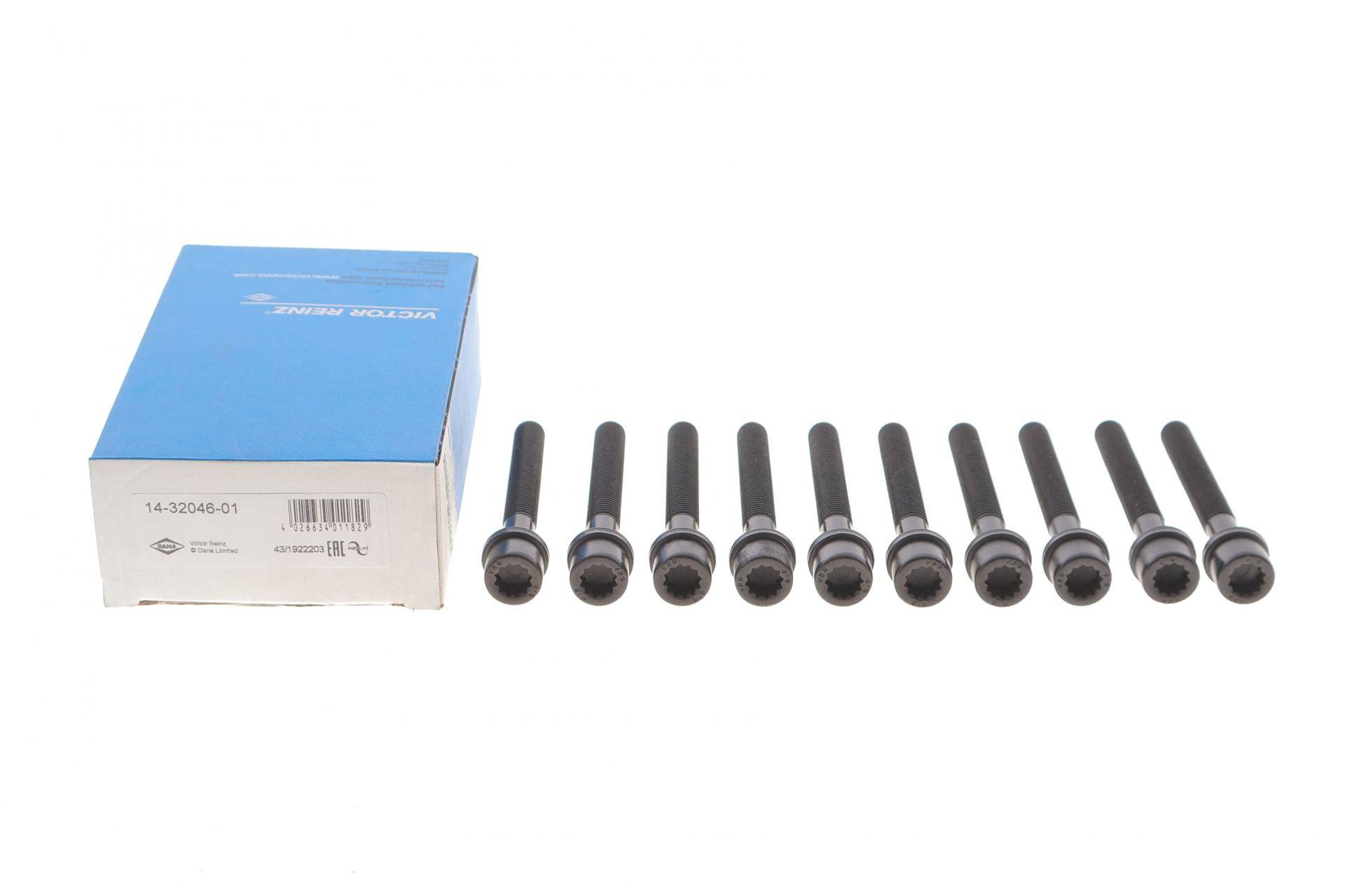 Болти головки (к-кт 10шт.) Audi 100/A4/VW Polo/Golf 1.3-2.0 90- (96mm)