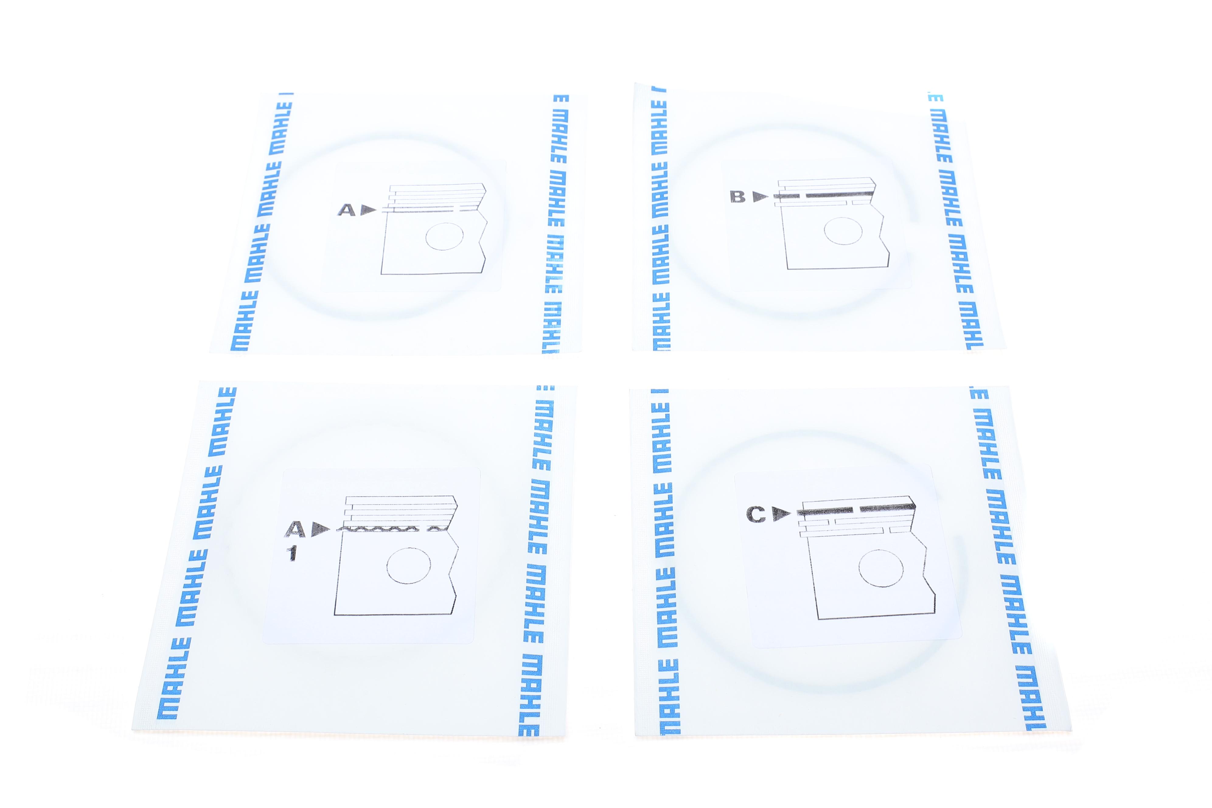 Кільця поршневі Mazda 626/929 1.8-2.2i 83-97/KIA Sportage 2.0i 94-03 (86.00mm/STD) (1.5-1.5-4)