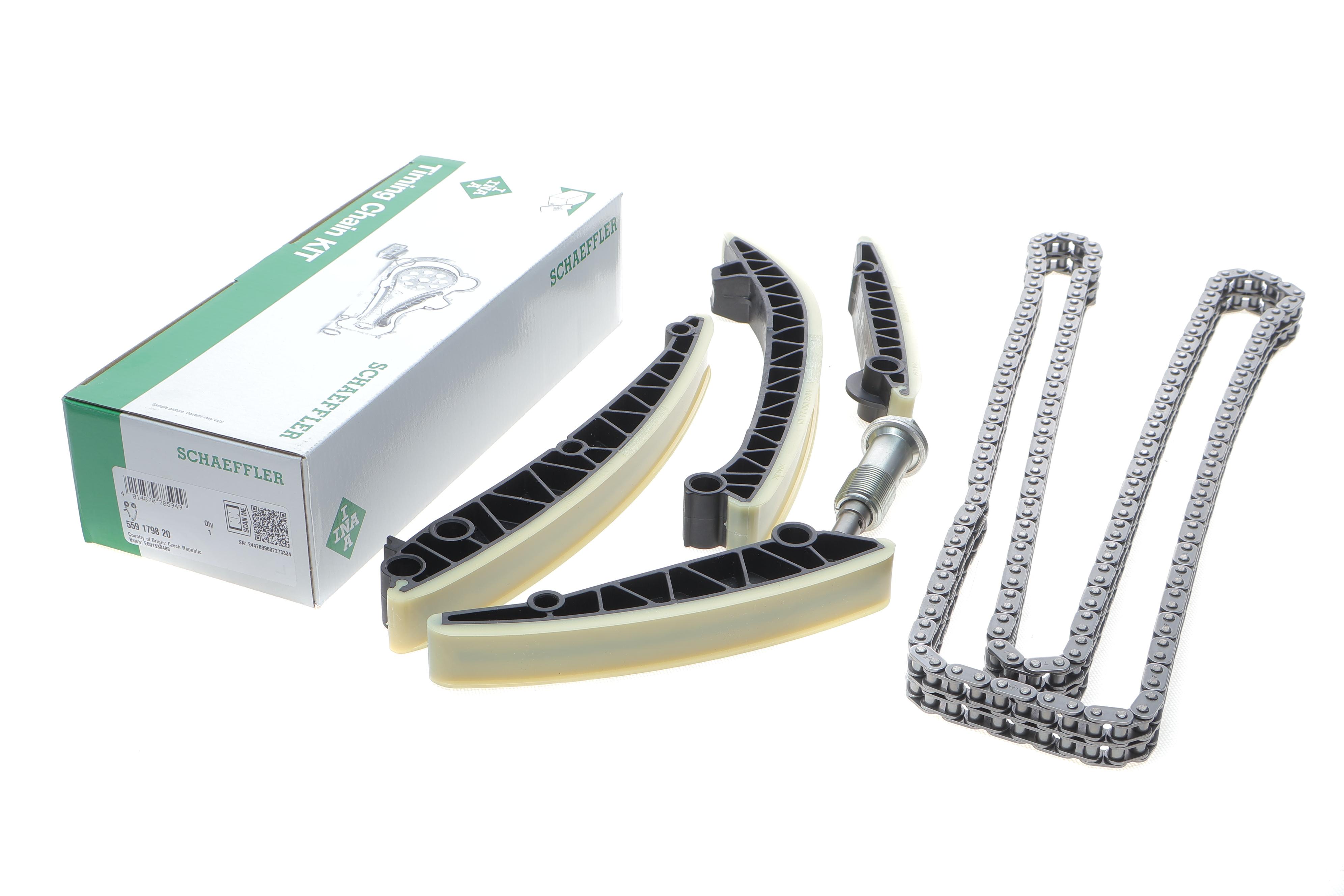 Комплект ланцюга ГРМ MB Sprinter (W906) 06-/Vito(W639) 3.0CDI (OM642) 06- (z=190), (вир-во INA)