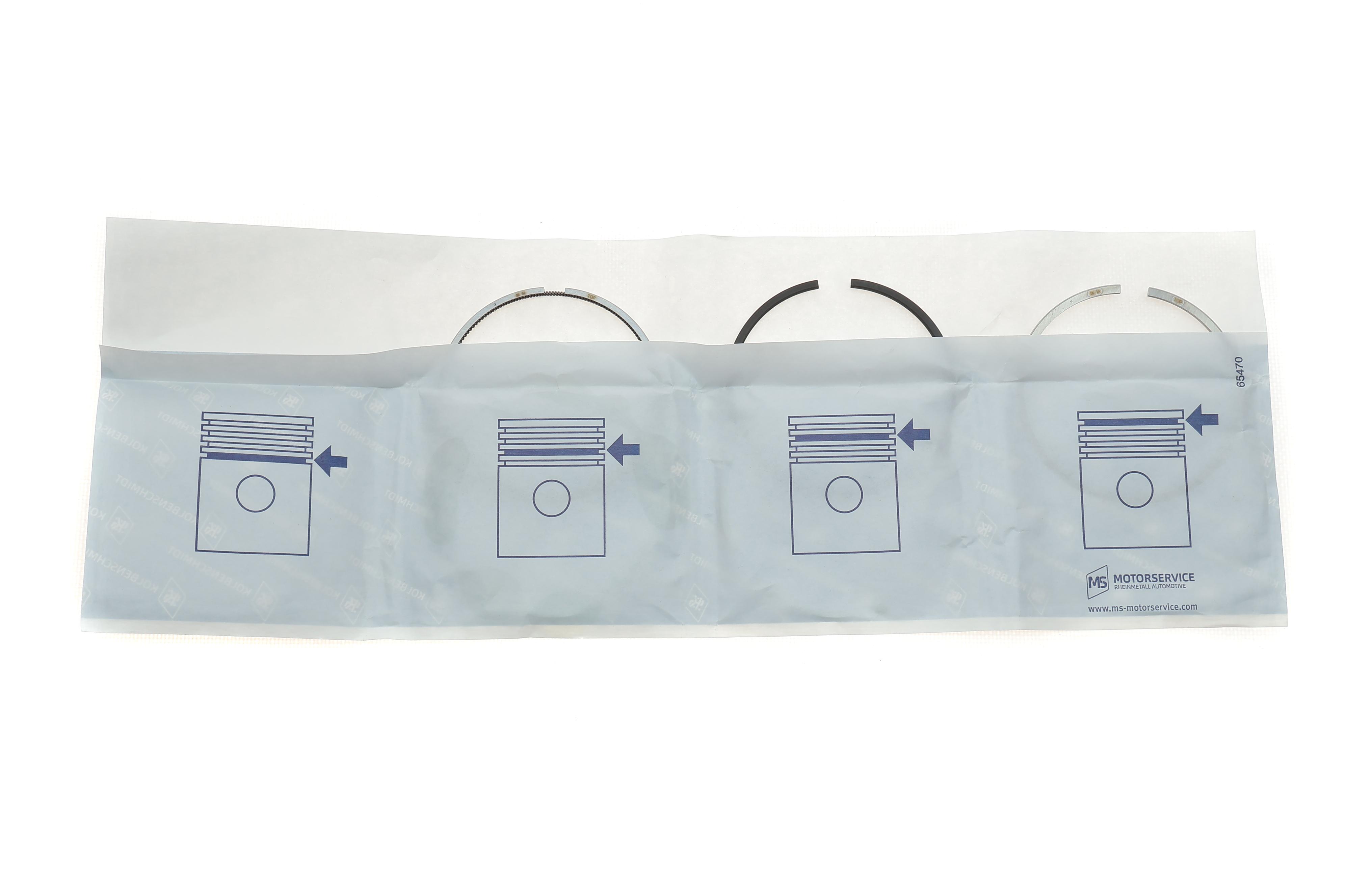 Кільця поршневі VW Caddy/Golf/Passat 2.0SDI/TDI 04- (81.00mm/STD) (1.75-2-3)