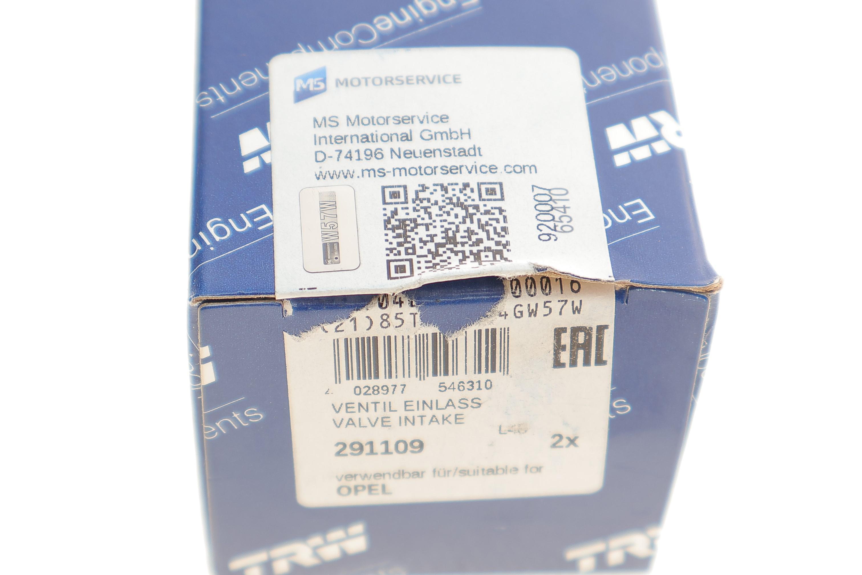 Клапан (впуск) Opel Astra G/Insignia A/Vectra B/C/Zafira 2.2 16V (35.1x6x102.3)