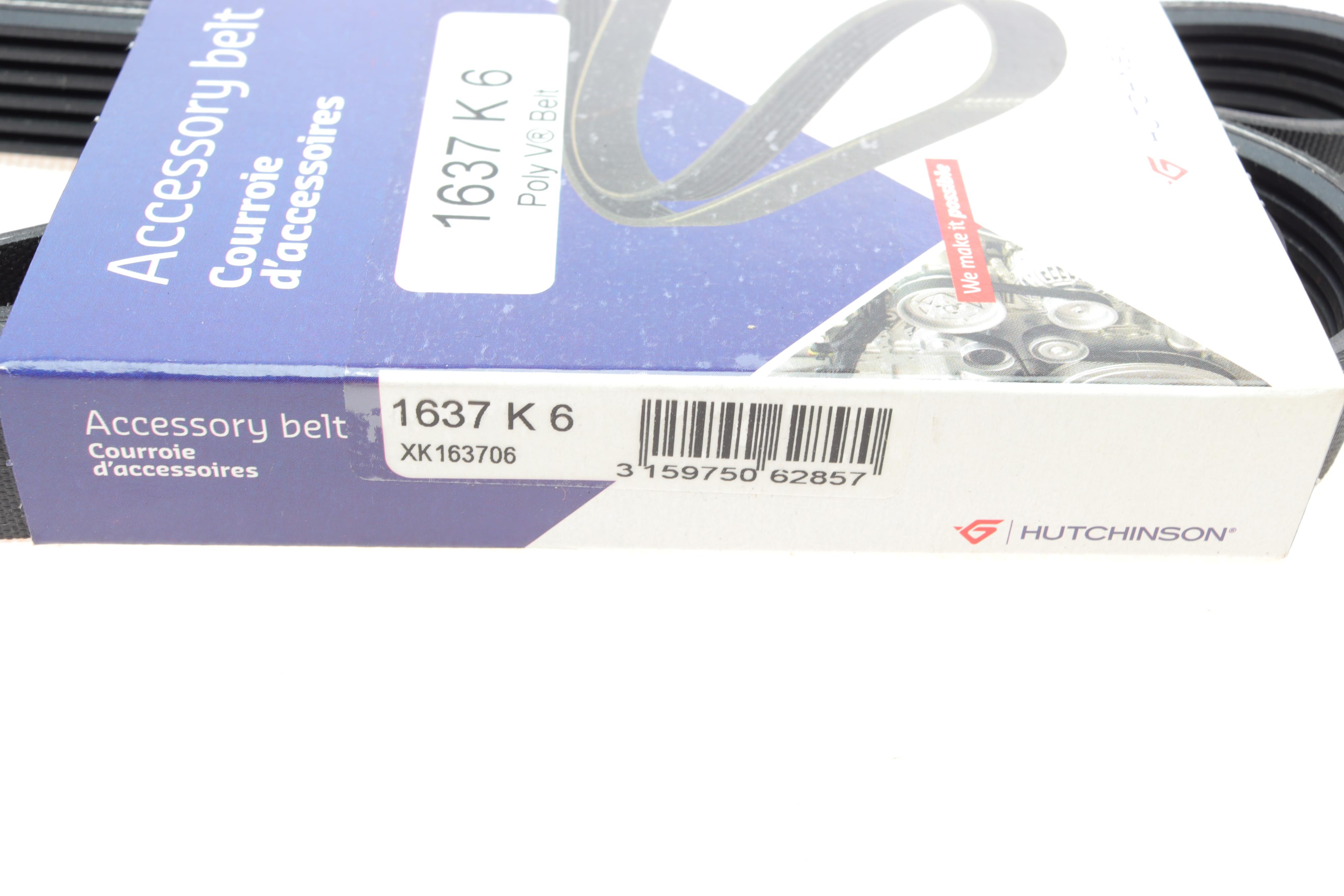 Ремінь генератора VW LT 2.8TDI 96KW/Ford Transit 2.0DI 00-14 (6PK1637)