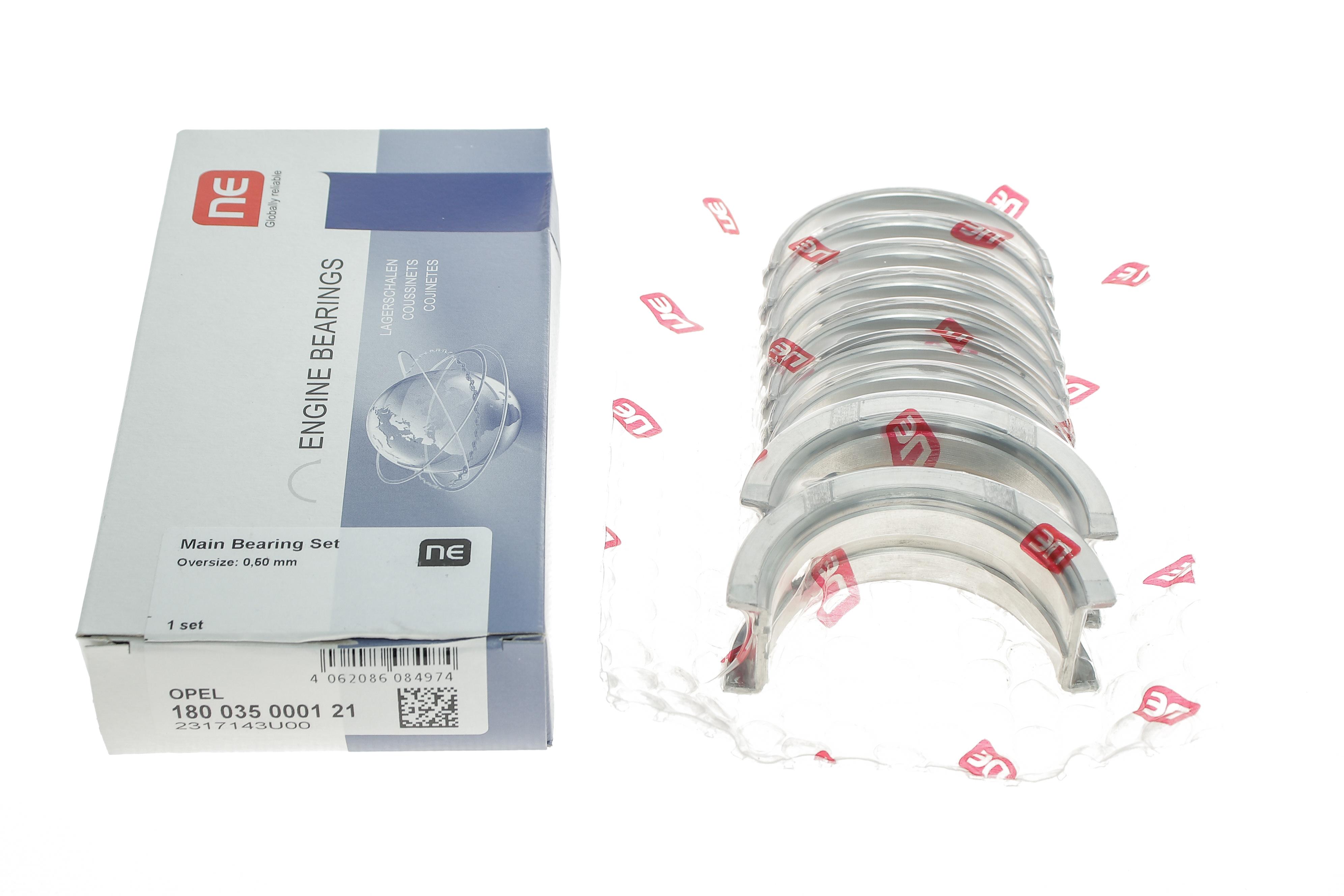 Вкладиші корінні Daewoo Nexia/Opel Combo 1.2i-1.6i (+0.50) (к-кт) = 6035005000