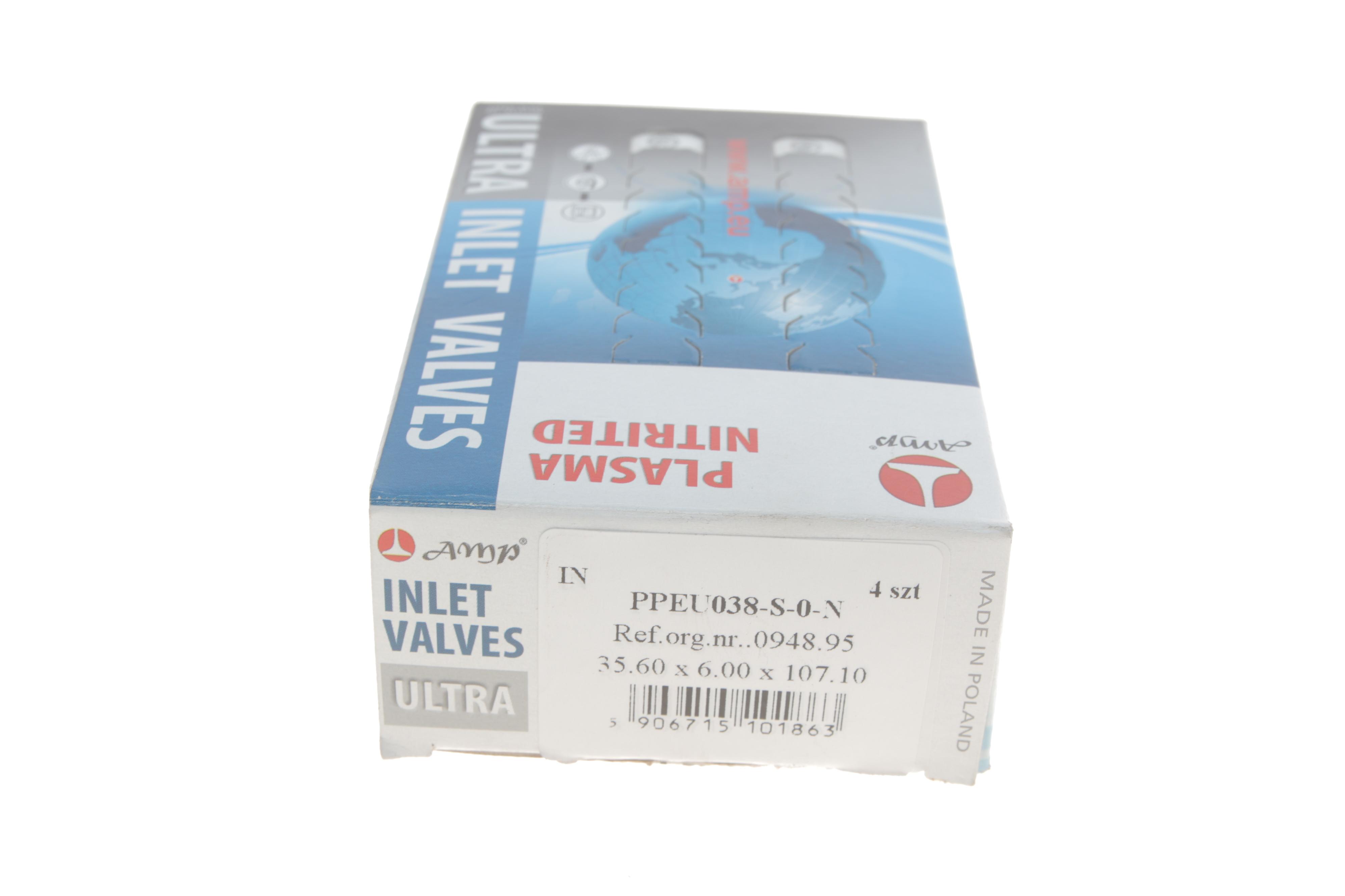 Клапан (впуск) Citroen Berlingo/Jumper/Fiat Scudo/Ducato 2.0JTD 01 (35.6x6x107.1) (азотований)