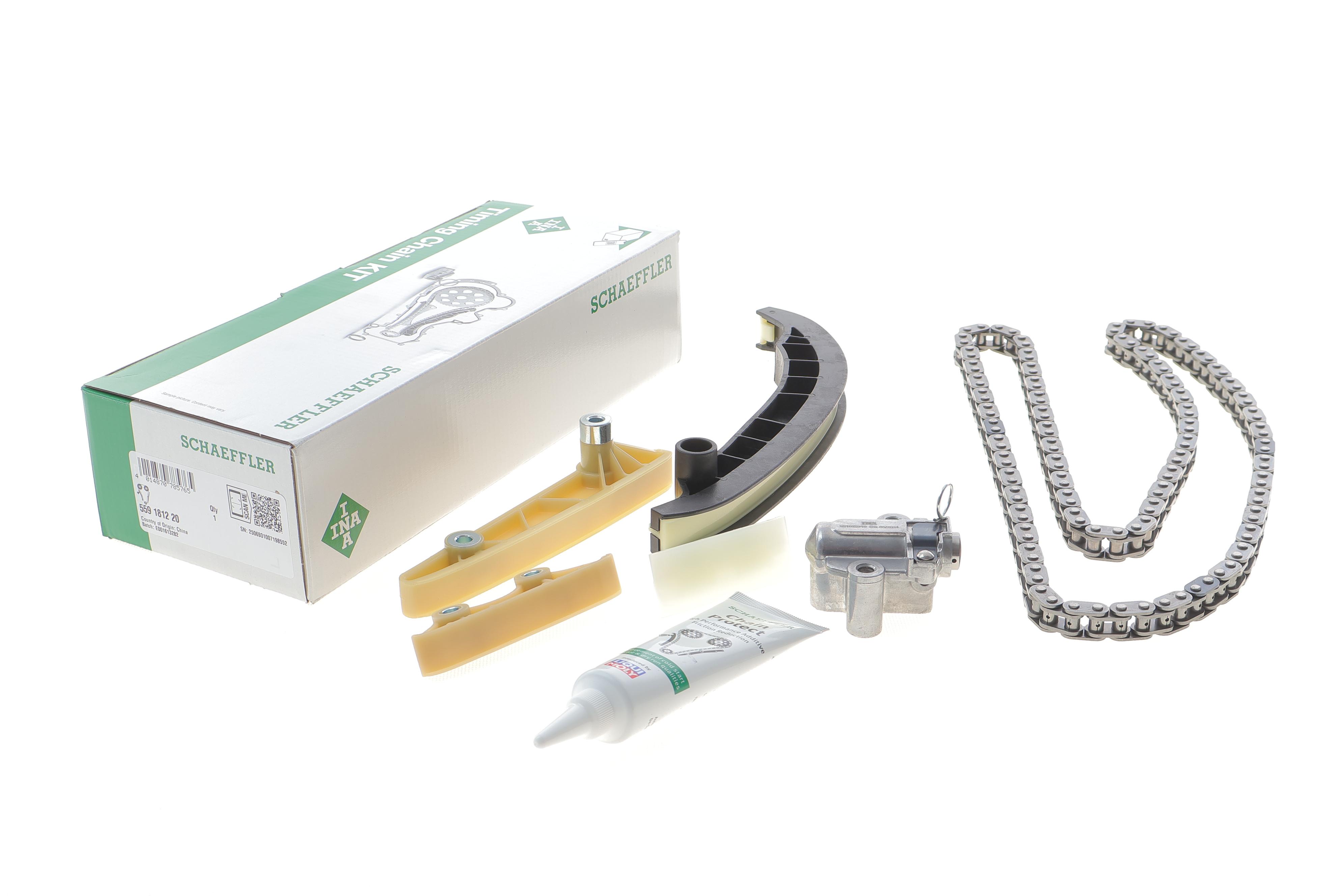 Комплект ланцюга ГРМ Ford Transit 2.4DI/2.2-2.4TDCI 06-, (ланцюг INA)